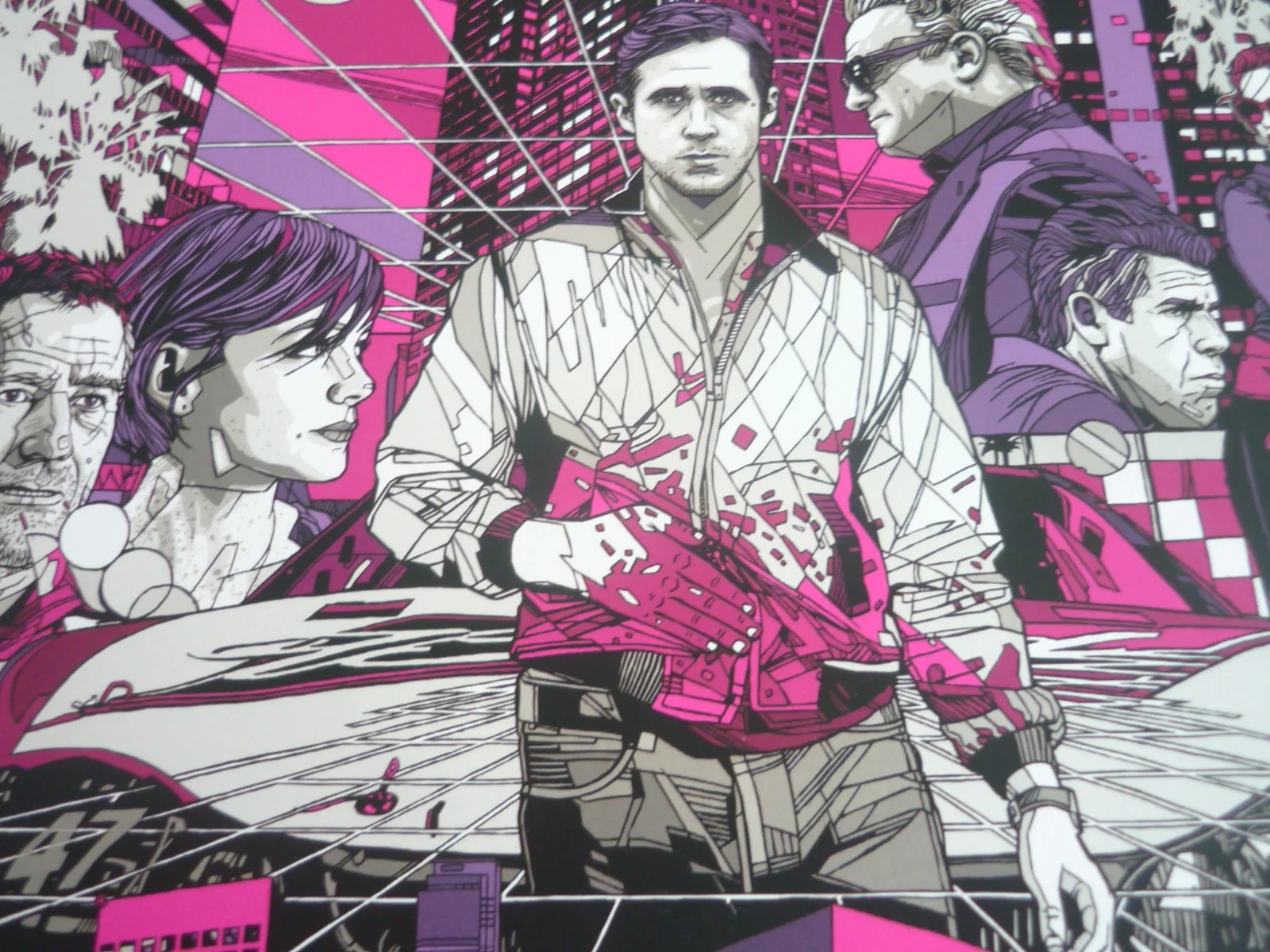 10x8 Framed mounted poster cinema sceening drive ryan gosling, изображение 2