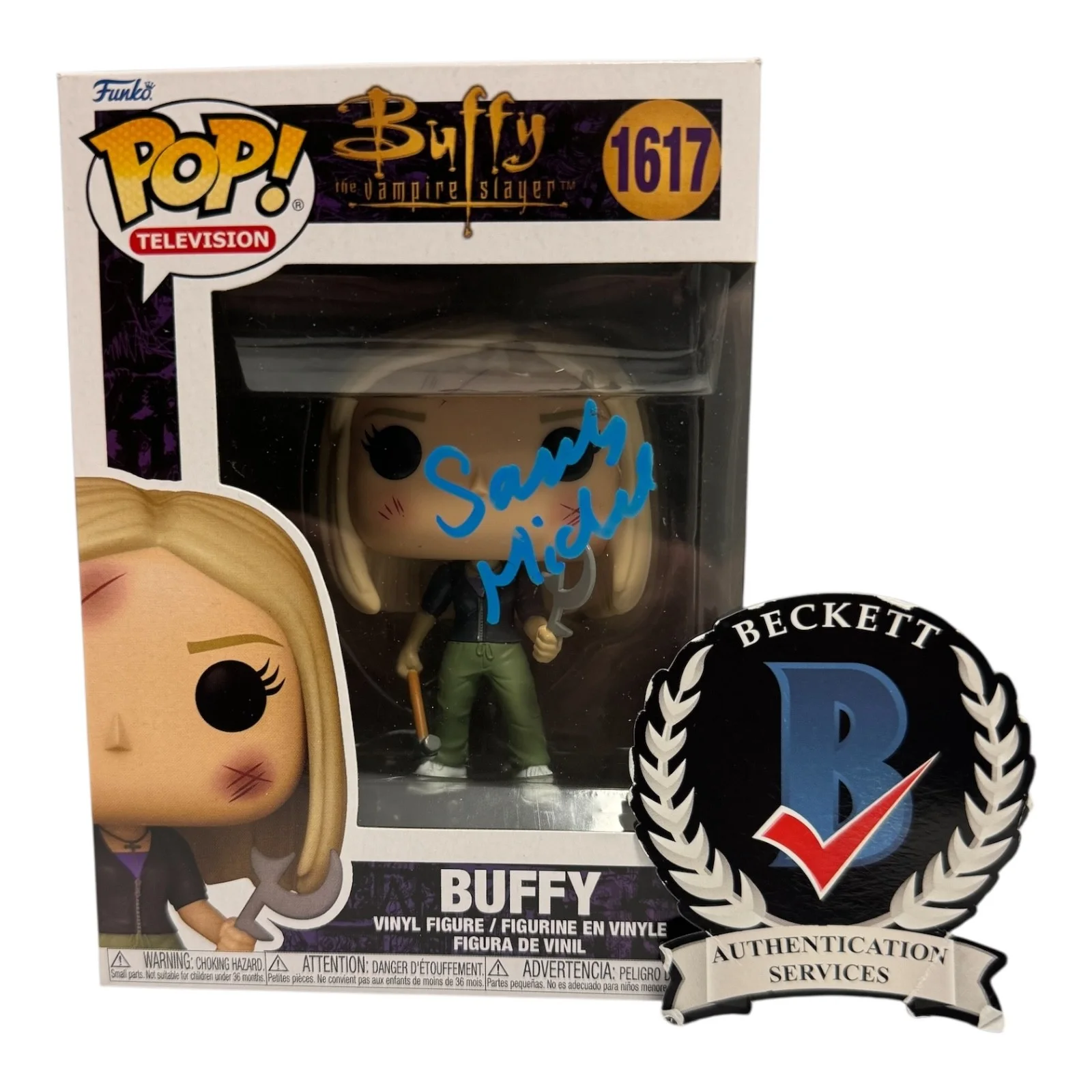 Sarah Michelle Gellar — Sarah Michelle Gellar Signed Autograph Buffy Funko Pop 1617 Beckett BAS