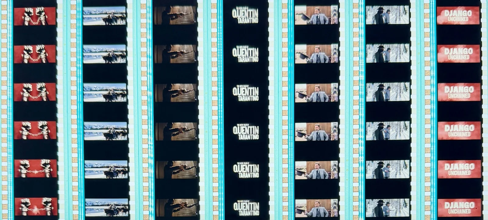 Quentin Tarantino's Django Unchained (2012) Very Rare Unmounted 35mm Film Cells, изображение 4