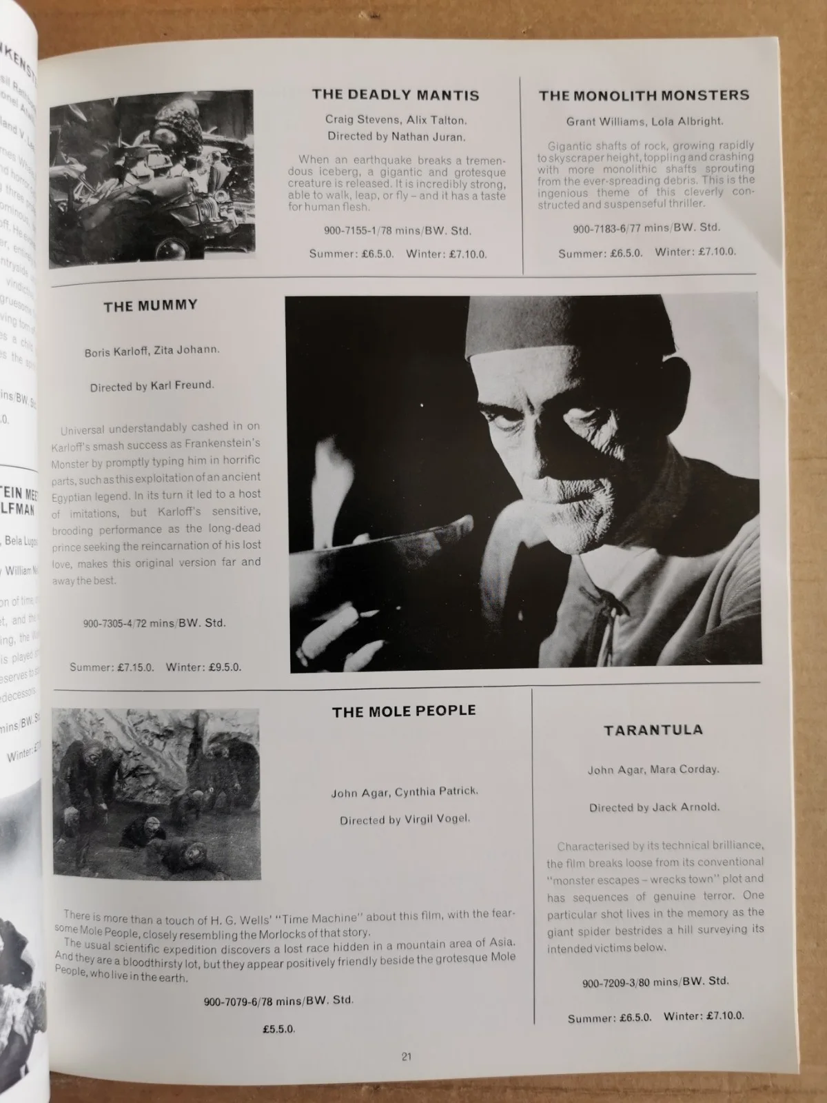 MCA Films 16mm Film Catalogue + Supplement 1969-70 (70+20 pgs) Great content VG+, изображение 4