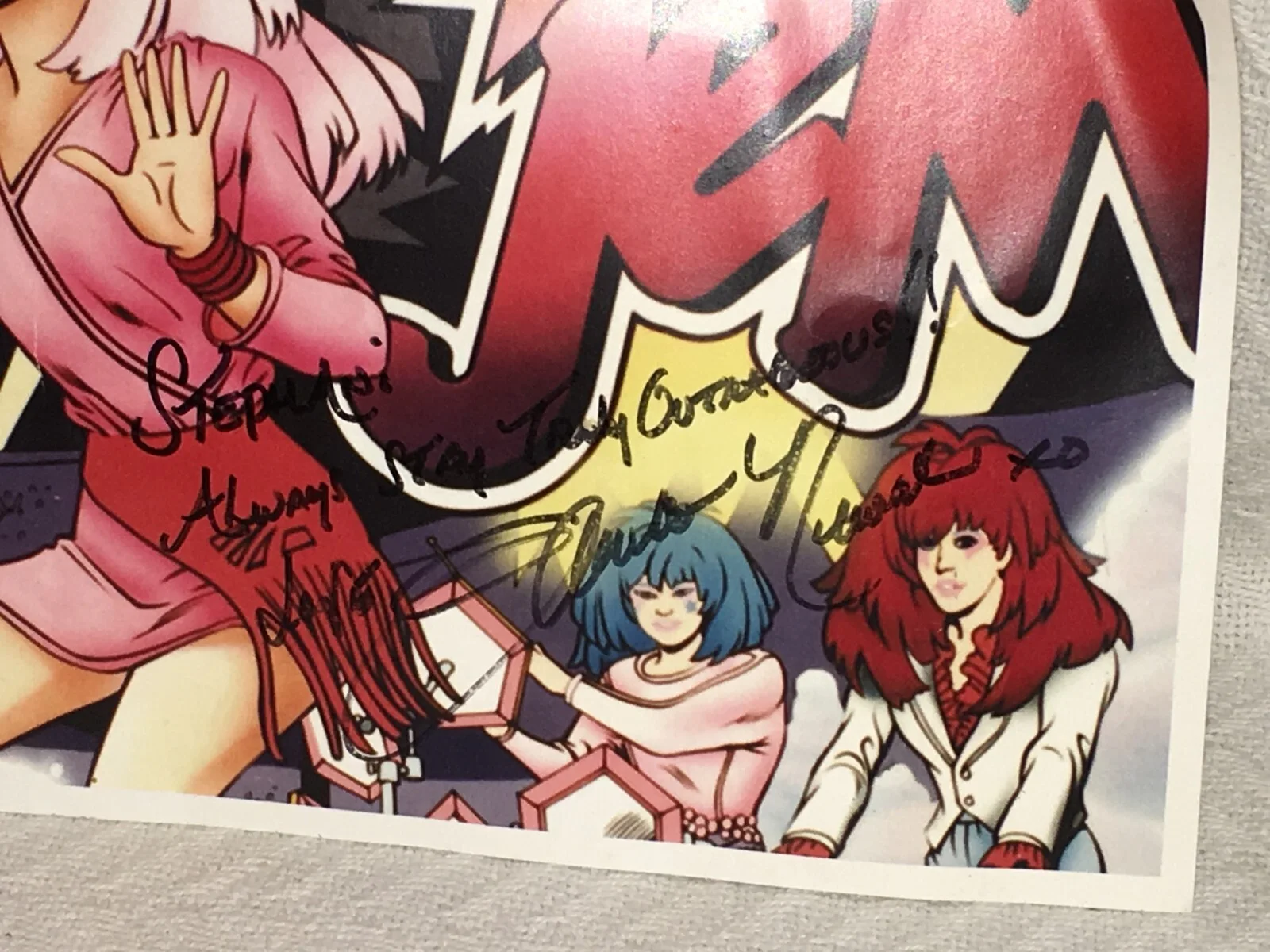 Samantha Newark Jem and the Holograms 10"x8" Hand Signed Autographed Picture, изображение 2