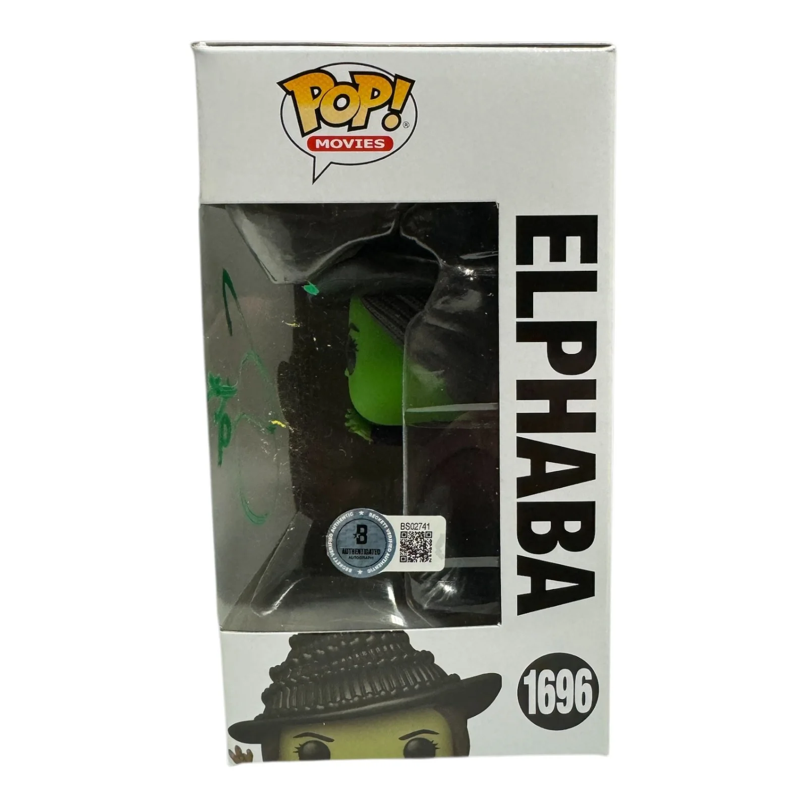 Cynthia Erivo — Cynthia Erivo Signed Autograph Wicked Funko Pop 1696 Beckett BAS Elphaba, image 2