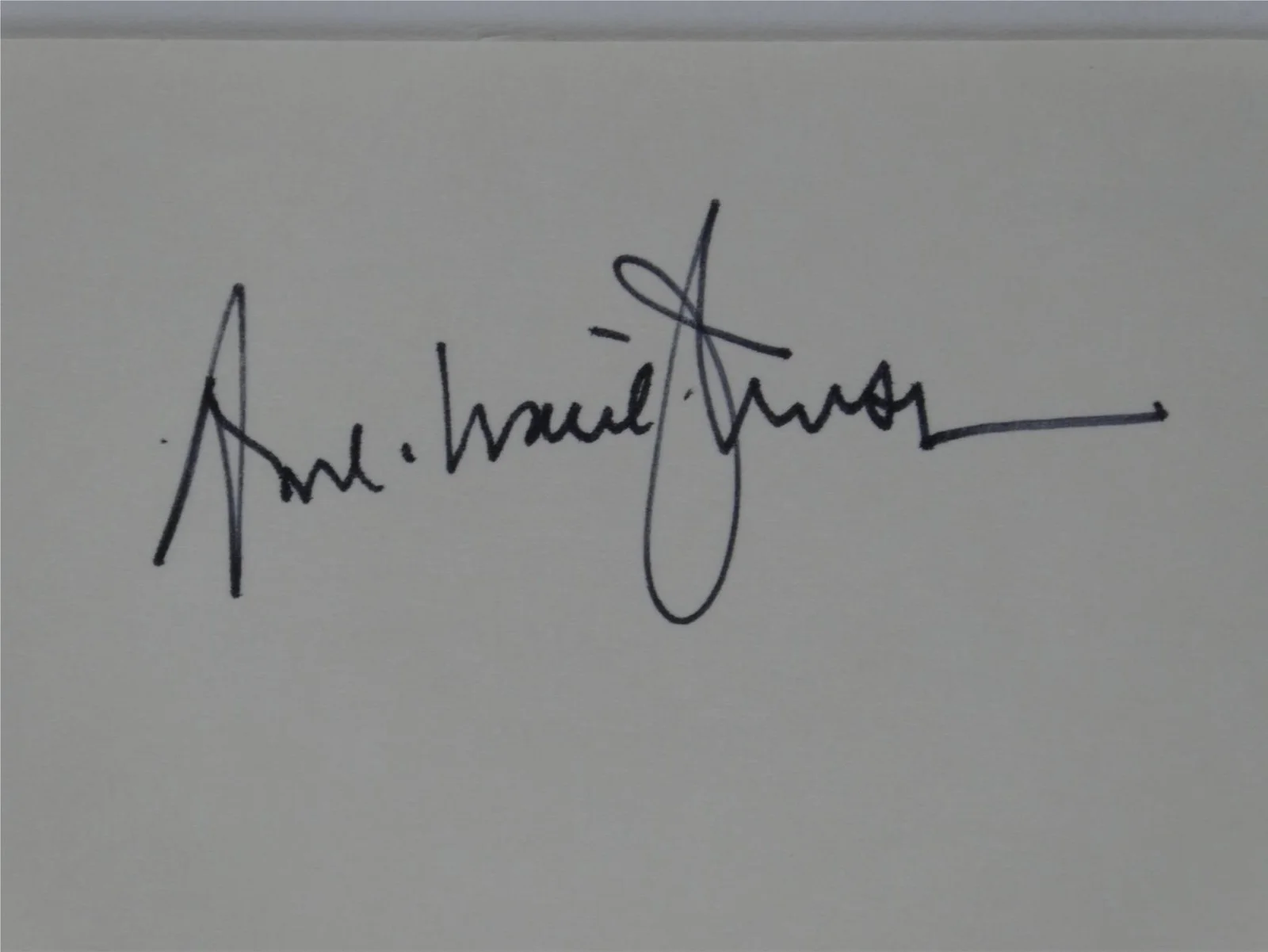 Anne-Marie Johnson — Anne-Marie Johnson Hand Signed Autographed 3x5 Index Card Living Color, image 2
