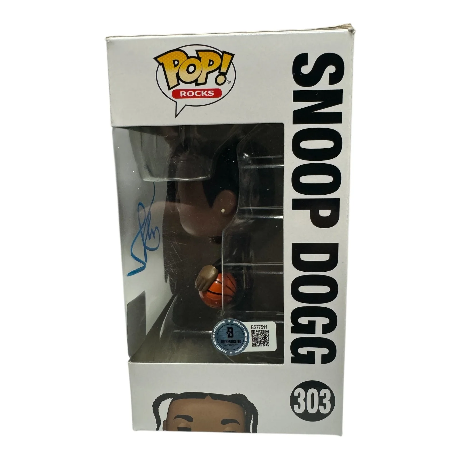 SNOOP DOGG SIGNED AUTOGRAPH FUNKO POP 303 BECKETT BAS DOGGY STYLE, изображение 2