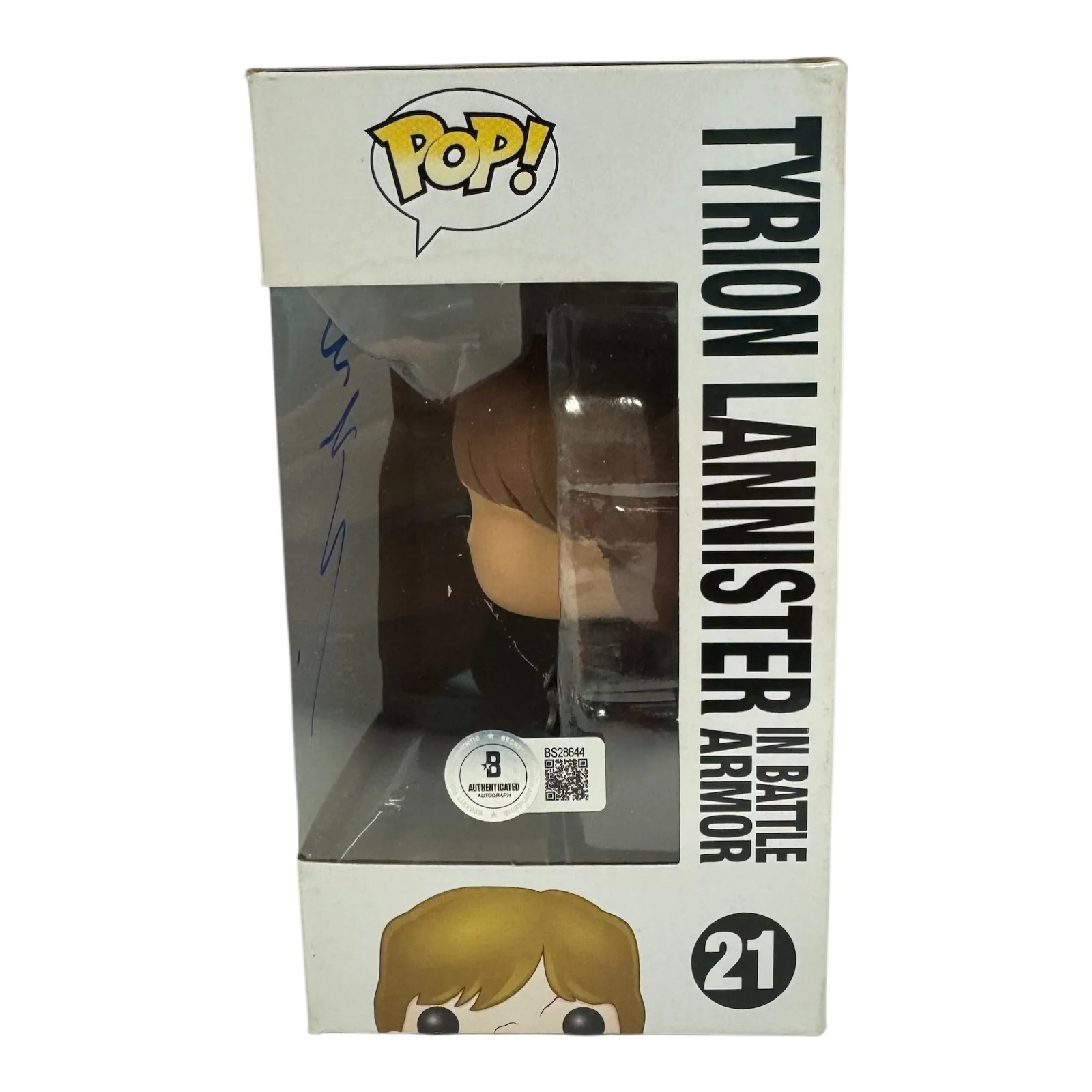 Peter Dinklage — Peter Dinklage Signed Autograph Game Of Thrones Funko Pop 21 Beckett BAS Tyrion, image 2