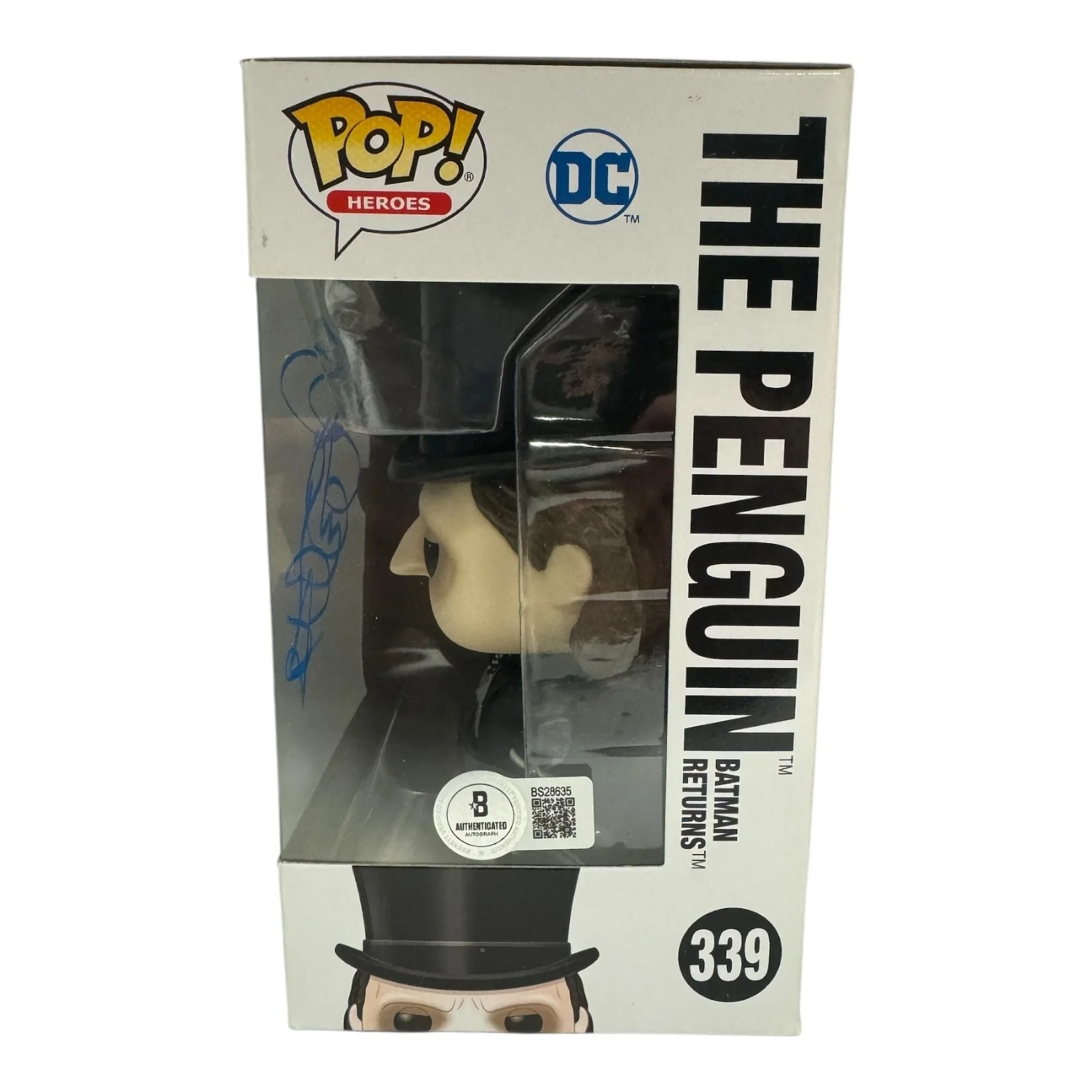DANNY DEVITO — DANNY DEVITO SIGNED AUTOGRAPH BATMAN RETURNS FUNKO POP 339 BECKETT BAS PENGUIN, image 2