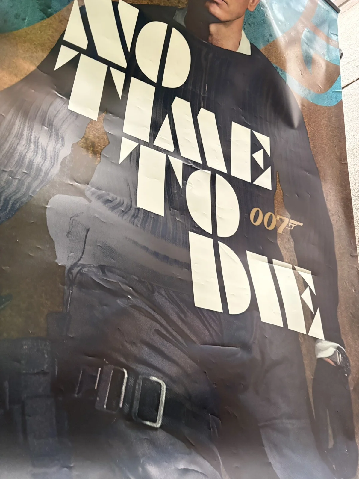 James Bond No Time To Die Original - UK Cinema Banner Poster 7ft tall x 5ft wide, изображение 4