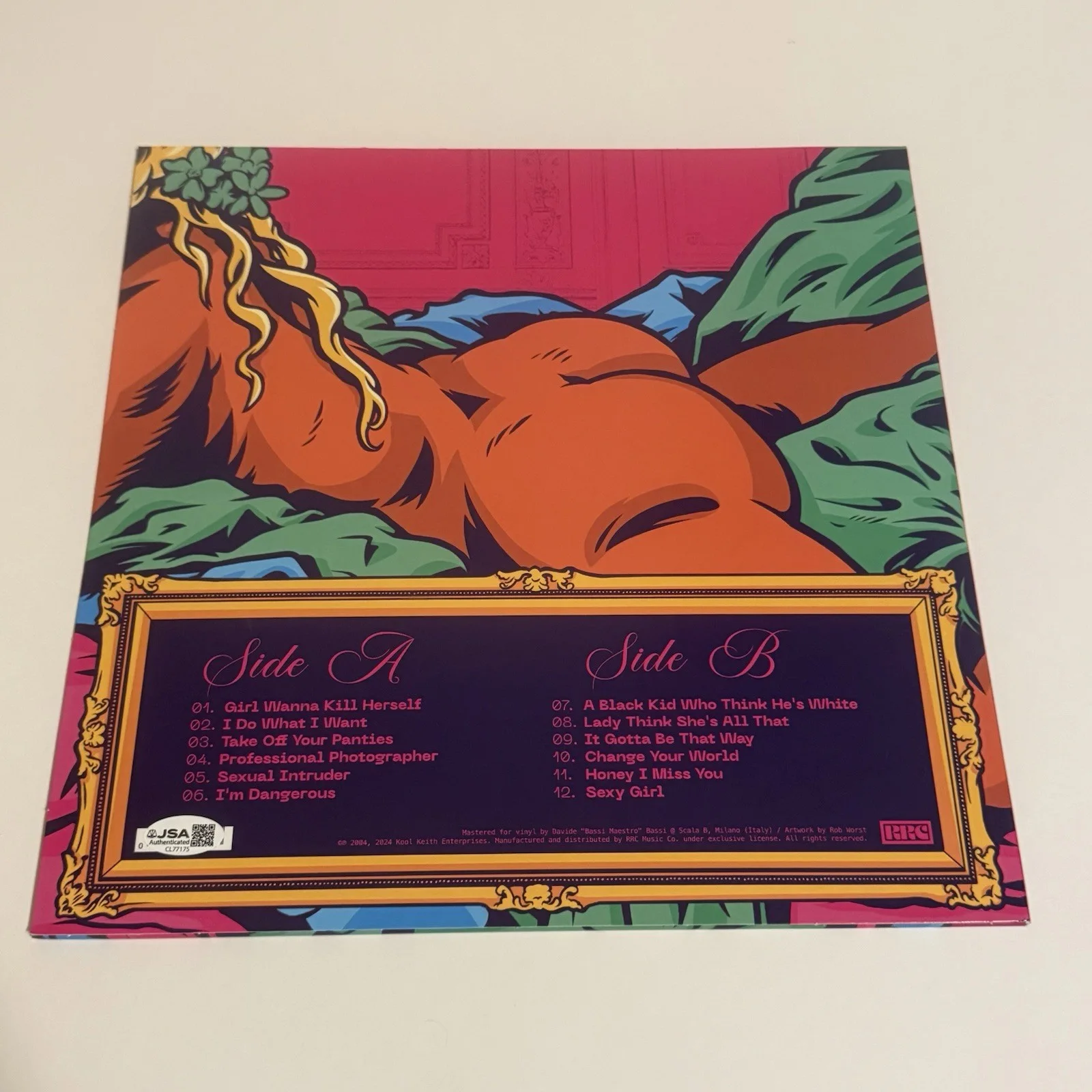 KOOL KEITH SIGNED THE PERSONAL ALBUM VINYL RECORD DR OCTAGON JSA COA, image 2