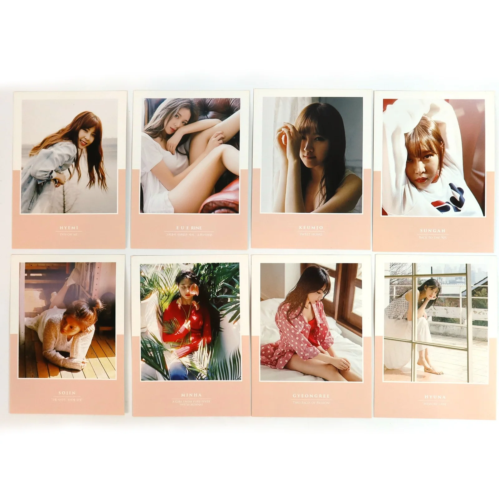 Nine Muses - The Story Postcard Set Hyuna Signed 9Muses, image 2
