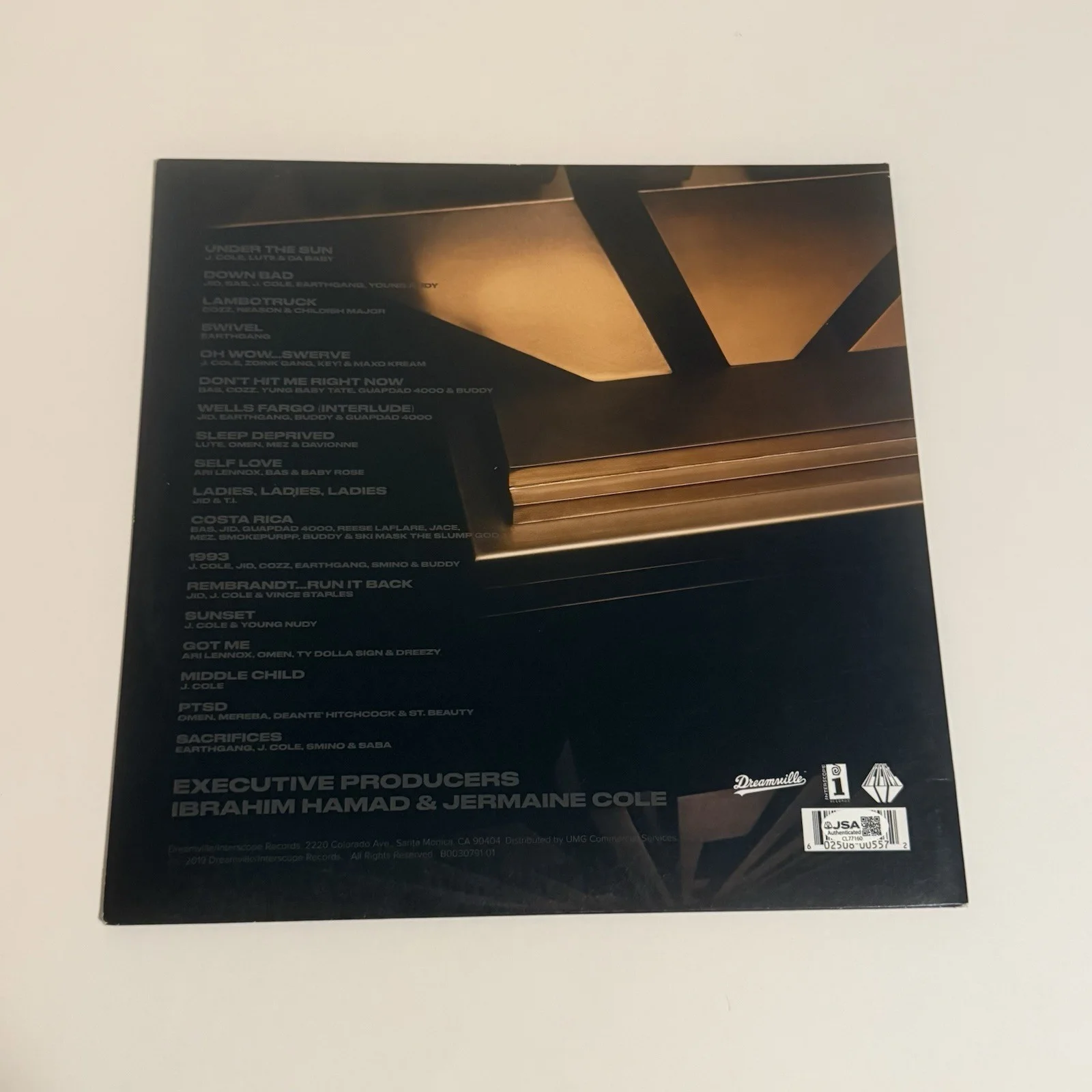 EARTHGANG SMINO JID SIGNED REVENGE OF THE DREAMERS VINYL RECORD J.I.D JSA COA, изображение 2