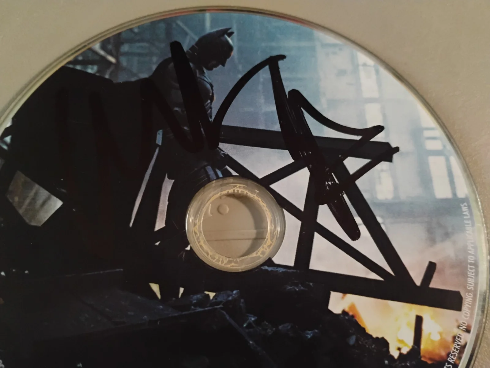 Christian bale — CHRISTIAN BALE SUPERSTAR ACTOR SIGNED AUTOGRAPHED THE DARK KNIGHT DVD ONLY PROOF, image 2
