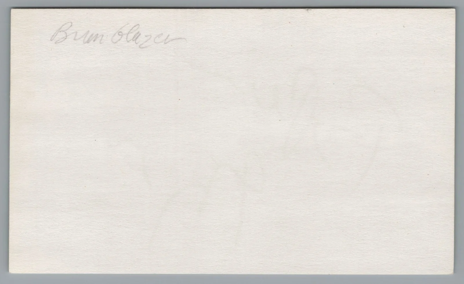 Brian Grazer — Brian Grazer Signed 3x5 Index Card A Beautiful Mind Autographed, image 2