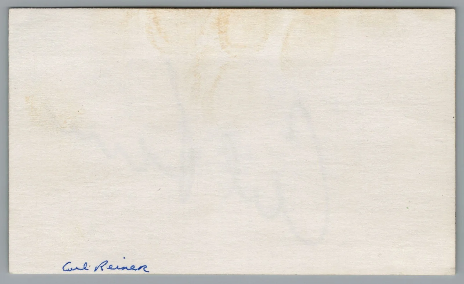 Carl Reiner — Carl Reiner Signed 3x5 Index Card The Dick Van Dyke Show Autographed, изображение 2