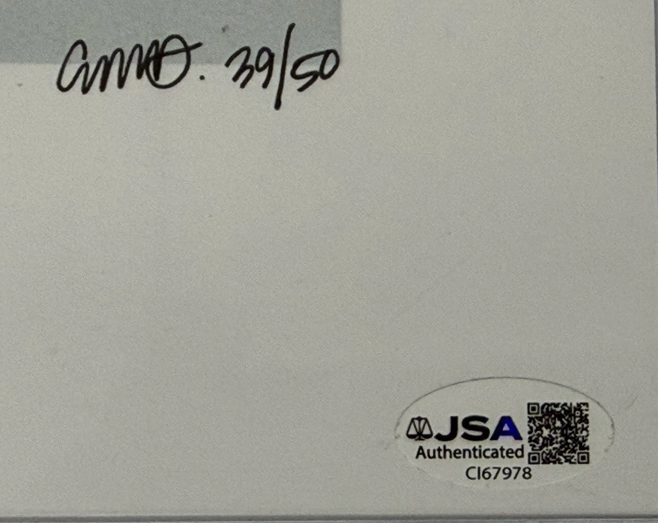 Tyler Childers & Senora May Signed Limited Photo Anniversary Auto 39/50 JSA COA, изображение 5