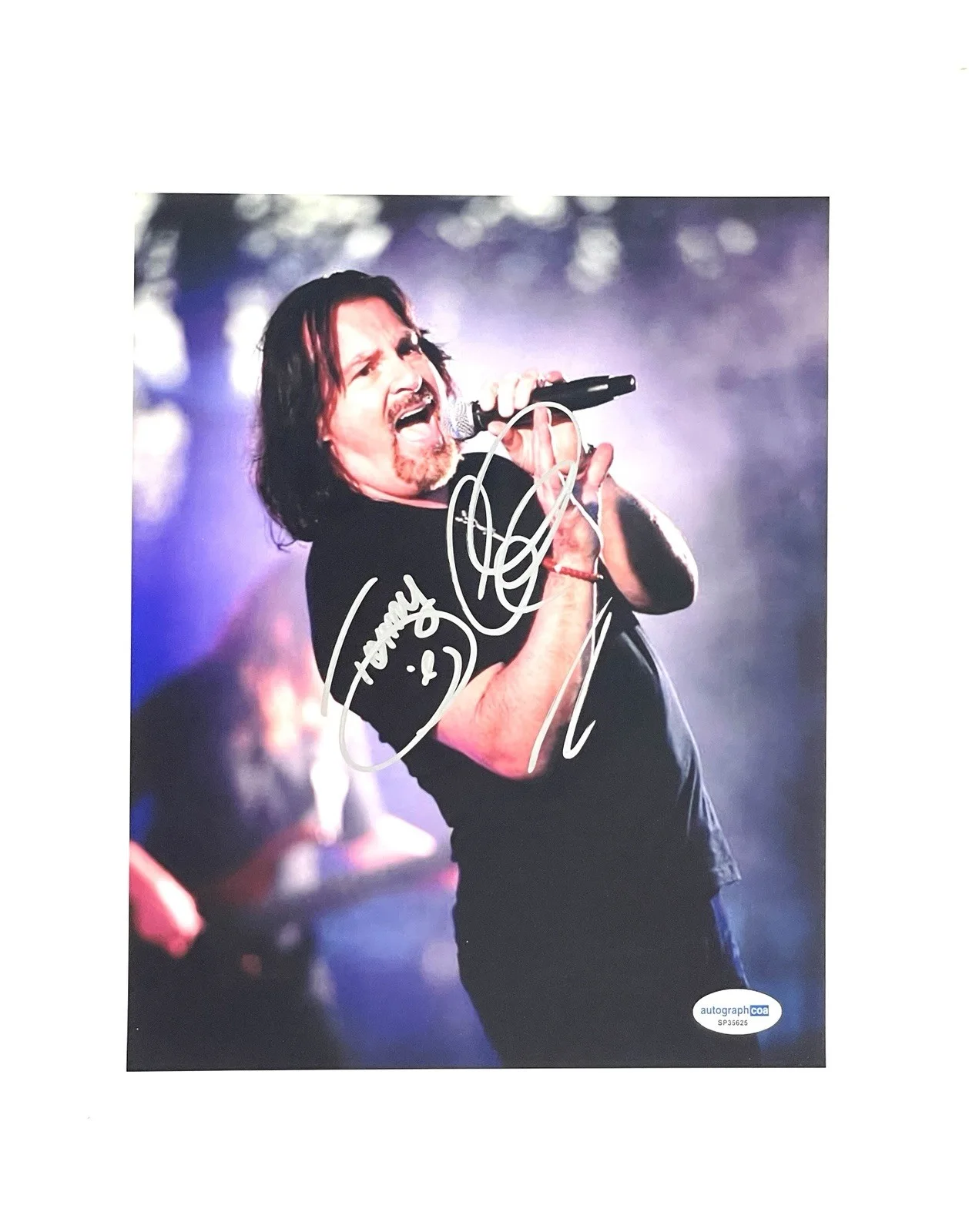 Tommy DeCarlo Lead Singer Of Boston Rare Autographed 8x10 Photo Hand Signed ACOA, изображение 2