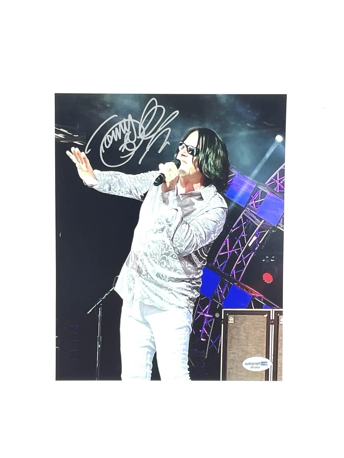 Tommy DeCarlo Lead Singer Of Boston Rare Autographed 8x10 Photo Hand Signed ACOA, изображение 2