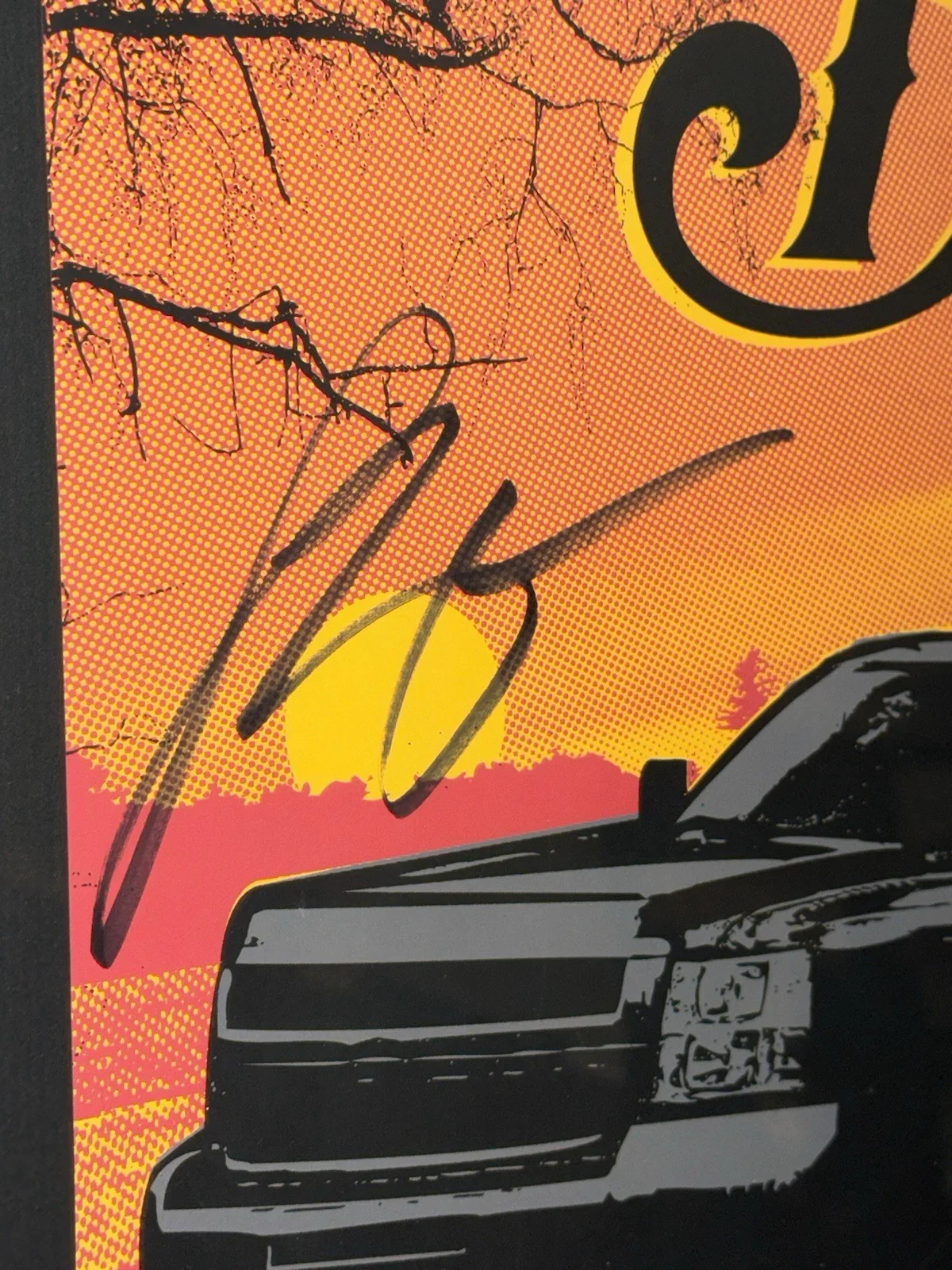 Luke Bryan Signed 2014 Tour Limited Edition Poster 3793/5400 Professional Frame, image 3