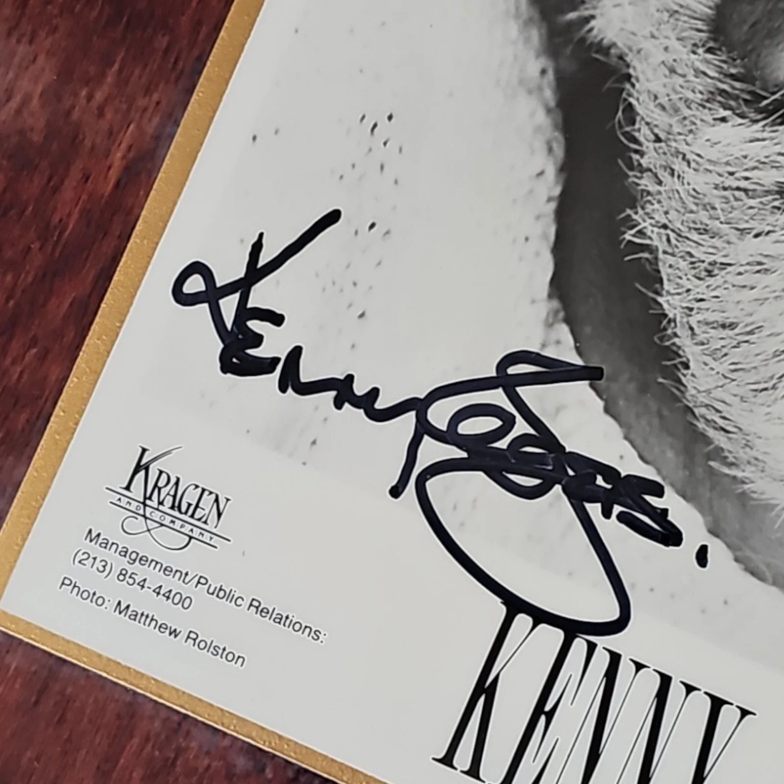 Kenny Rogers Hand Signed Photo 8x10, image 2