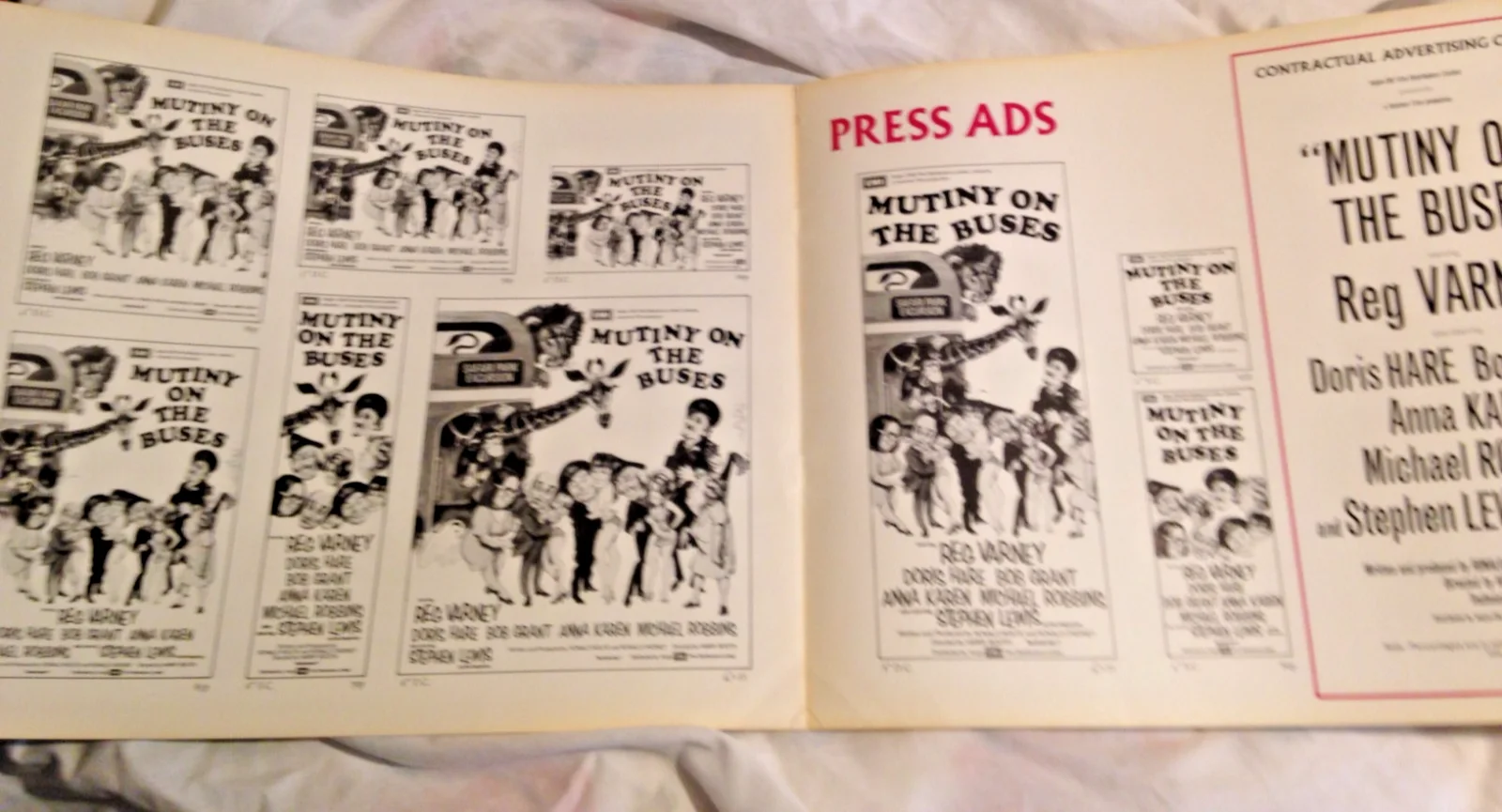 Mutiny on the Buses promotional film brochure, изображение 2
