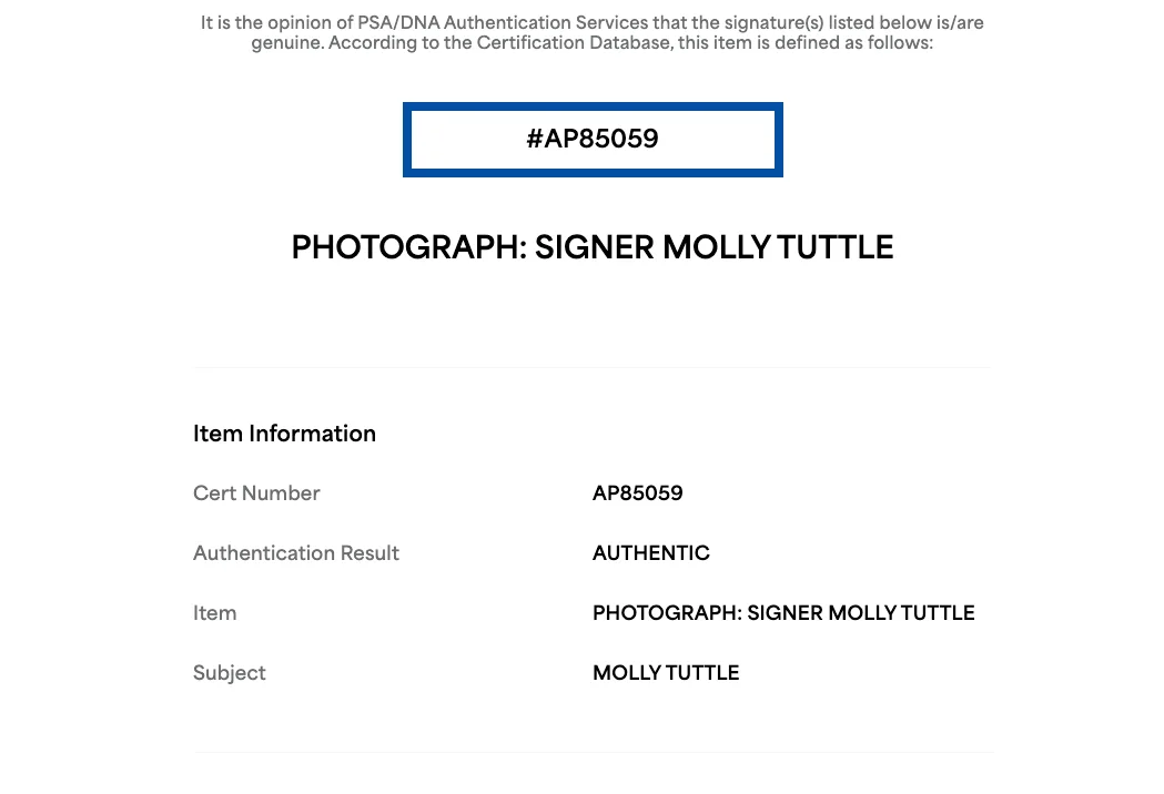 Molly Tuttle Signed 8x10 Photo Auto PSA/DNA COA Station Inn Nashville Bluegrass, изображение 5