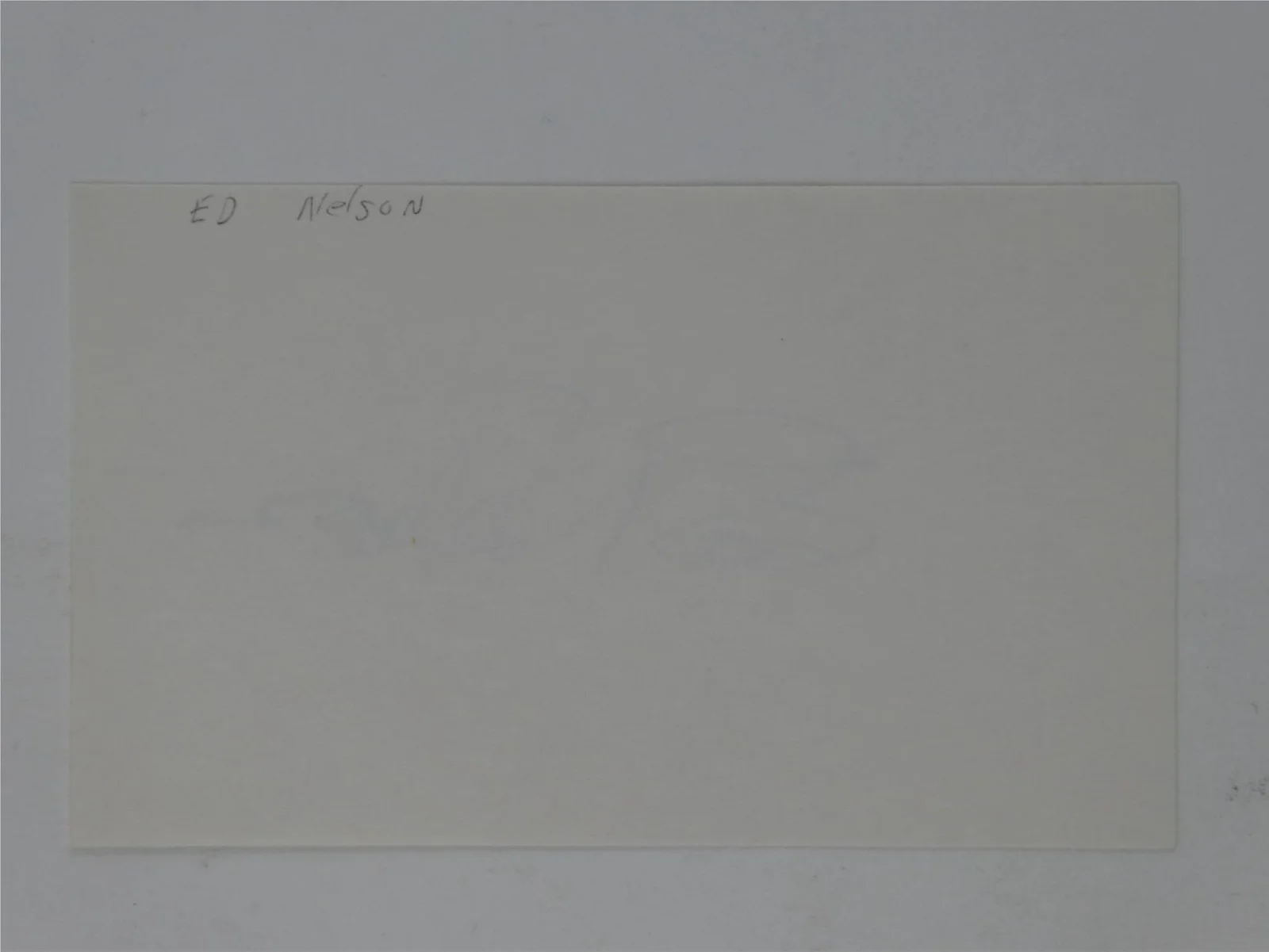 Ed Nelson — Ed Nelson Hand Signed Autographed Cut Twilight Zone Peyton Place, image 3