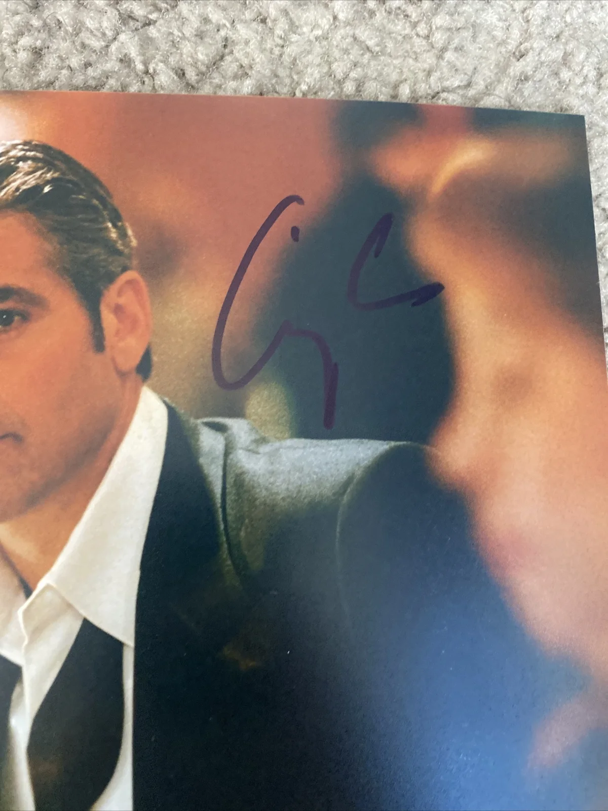 George Clooney Signed Autographed 8x10 Photo Beckett BAS COA, изображение 2
