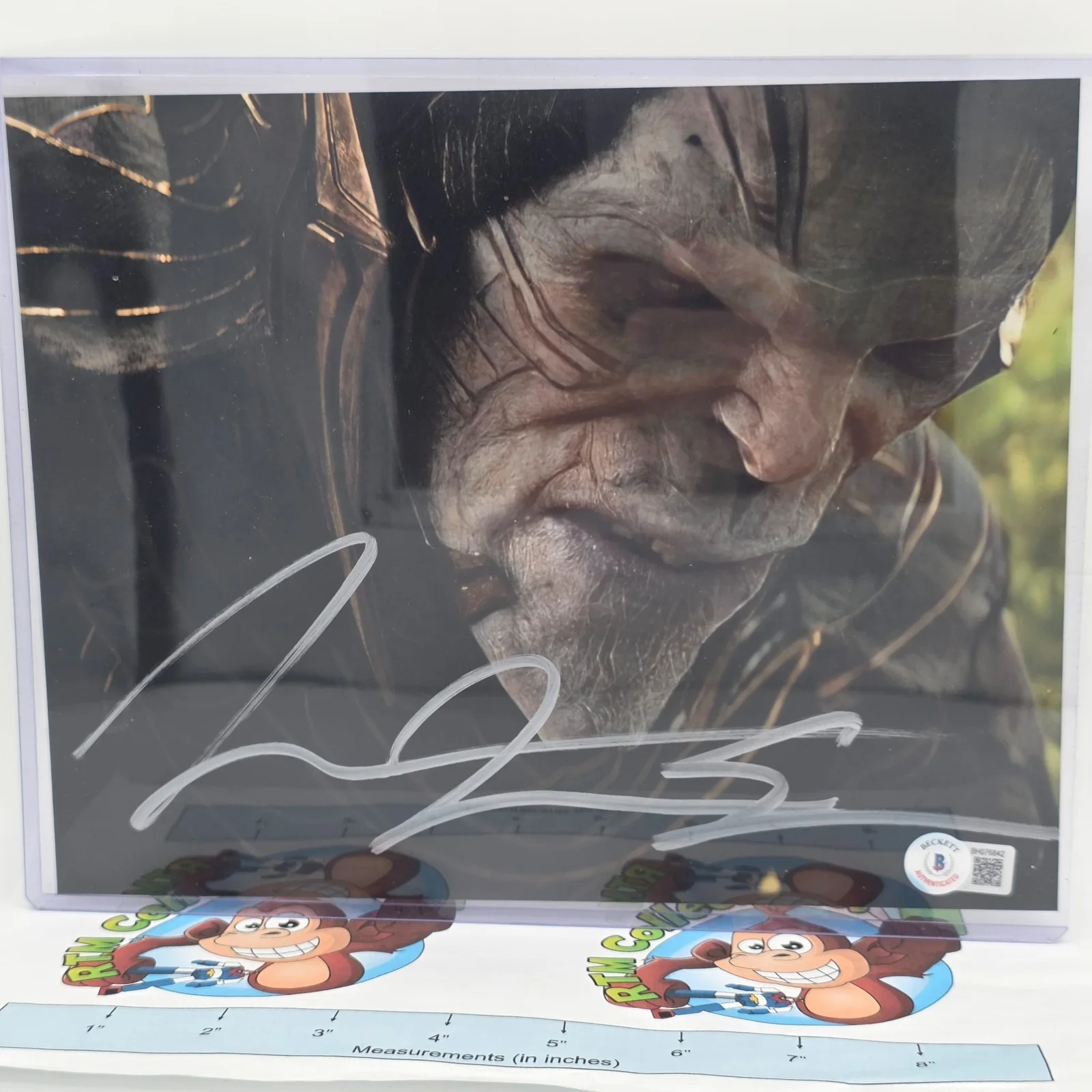 Michael James Shaw — The BAM Box Corvus Glaive 8x10 Photo Autographed Michael James Shaw Beckett COA, image 2