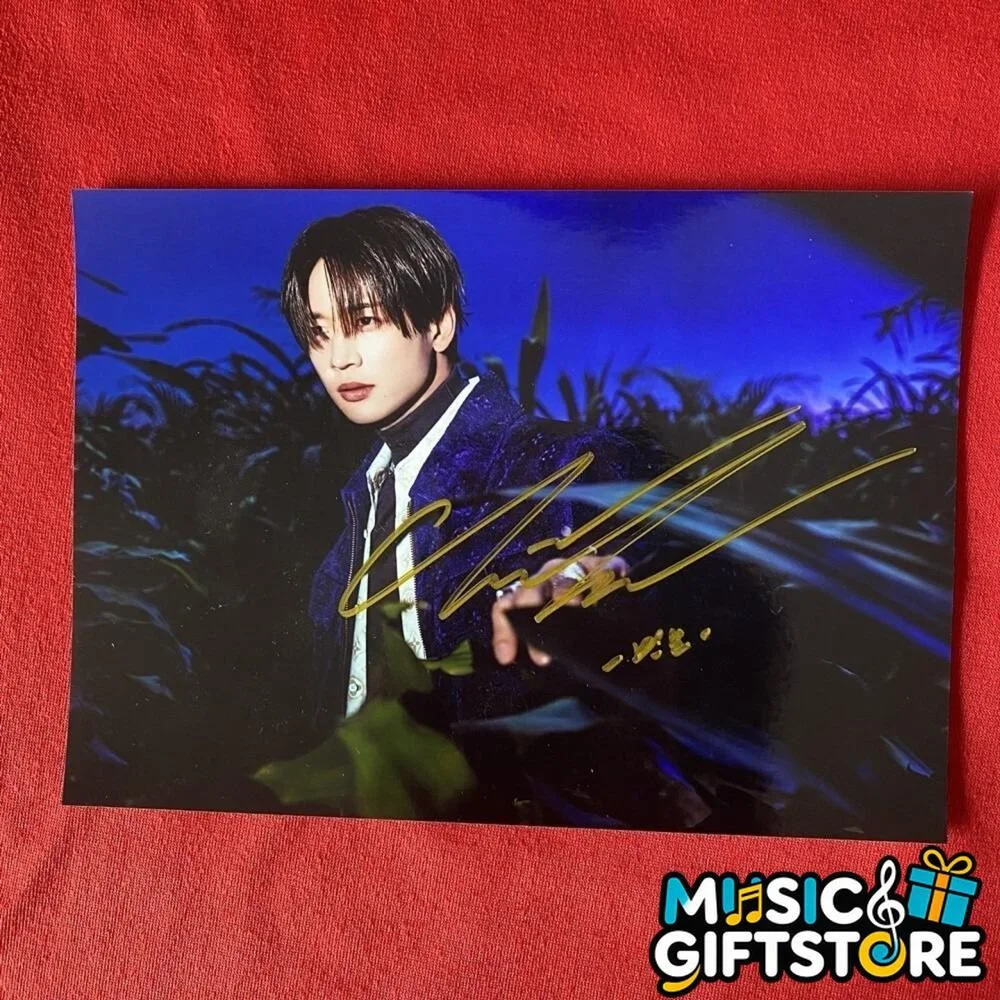 SHINee Minho Autographed Signed Photo 4*6 K-POP COLLECTION AUTOGRAPHED 2025B #MU, изображение 3