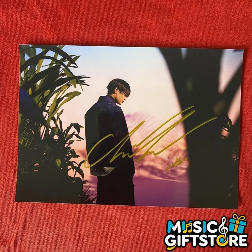 SHINee Minho Autographed Signed Photo 4*6 K-POP COLLECTION AUTOGRAPHED 2025B #MU, изображение 4