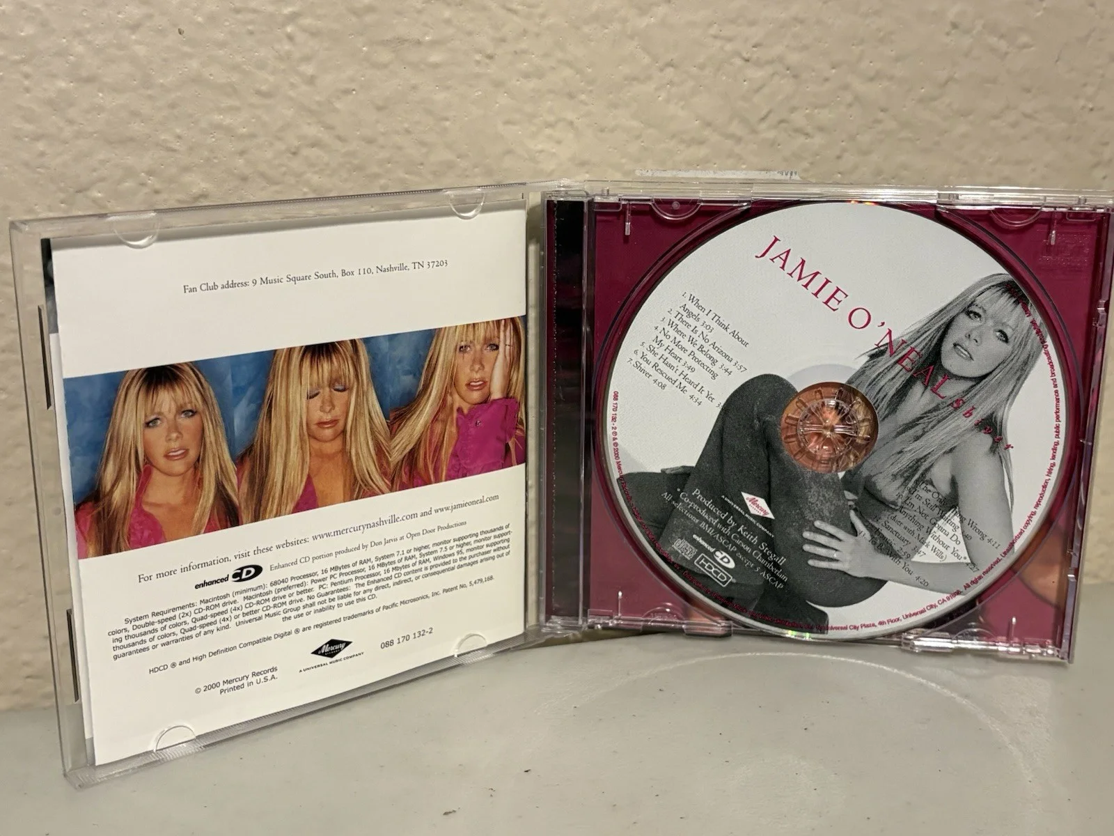 Jamie O’Neal Shiver CD Autographed Signed Country Music Mercury Records, изображение 2