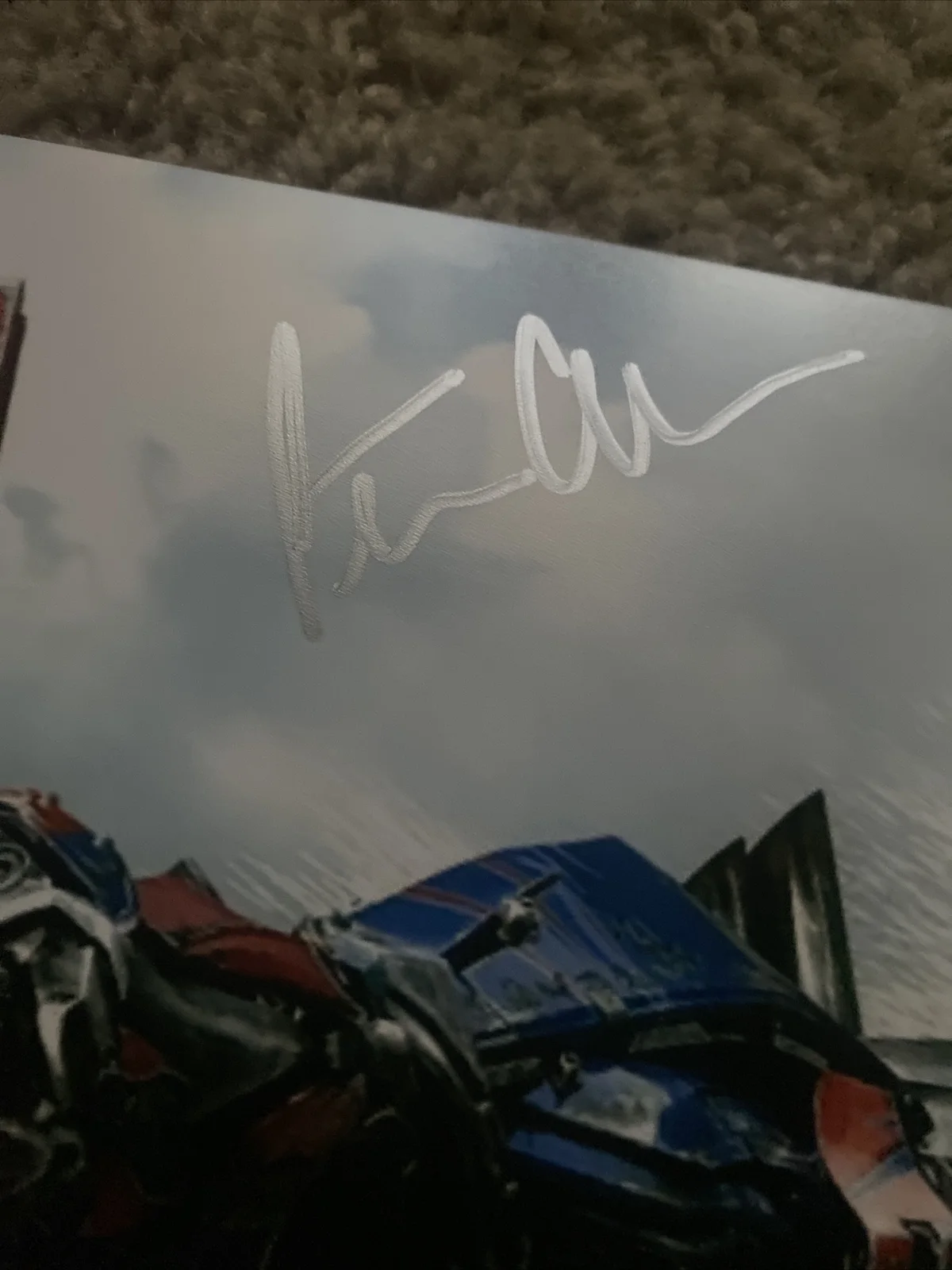 Peter Cullen Transformers Optimus Prime Signed 8x10 Photo Beckett BAS, image 2