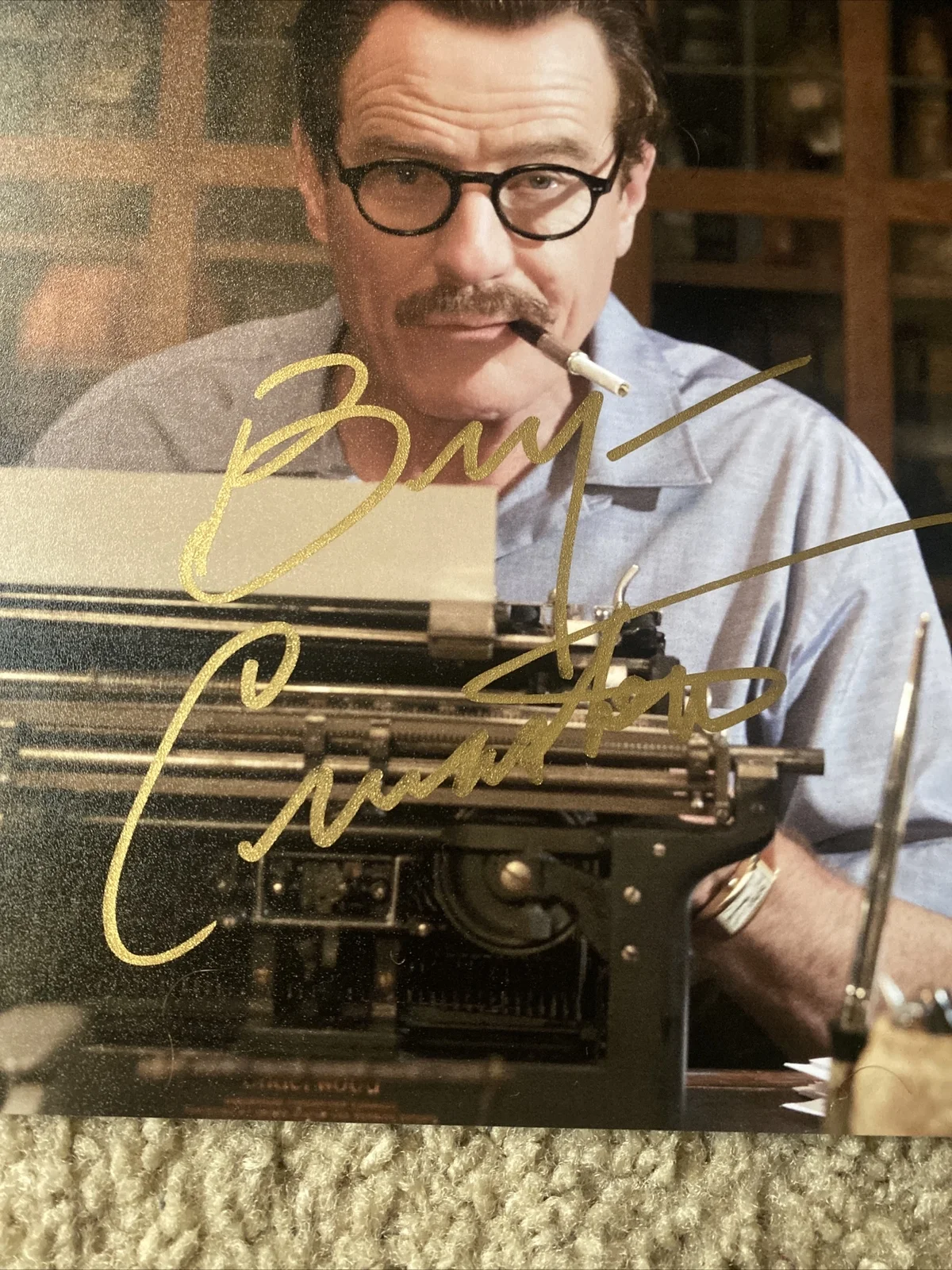 Bryan Cranston "Trumbo" Signed Autographed 8x10 Photo Beckett BAS, image 2