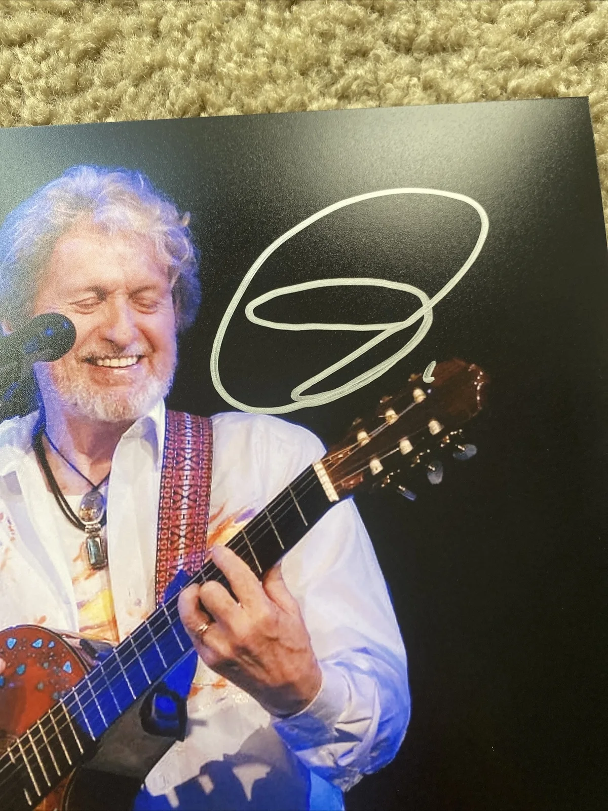 Jon Anderson "YES" Signed Autographed 8x10 Photo Beckett BAS COA, image 2