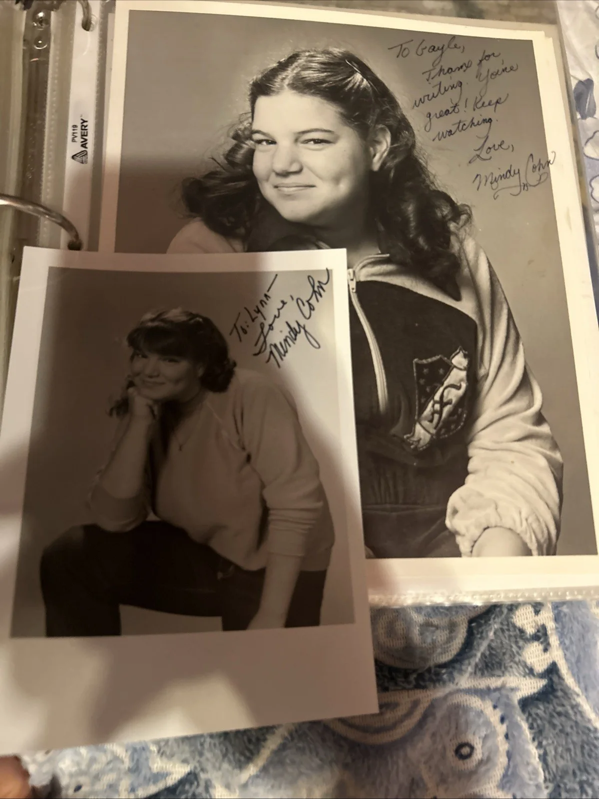 Mindy Cohn — Mindy Cohn Autographed 8 X 10 And 5 X 7 Black And White Photos
