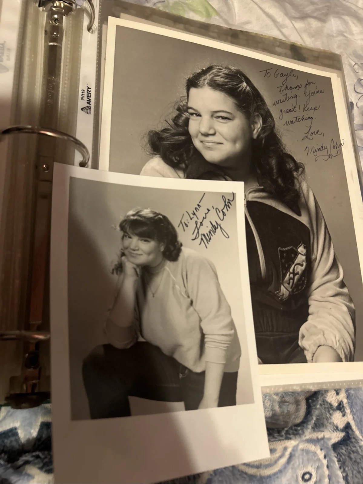 Mindy Cohn — Mindy Cohn Autographed 8 X 10 And 5 X 7 Black And White Photos, image 2