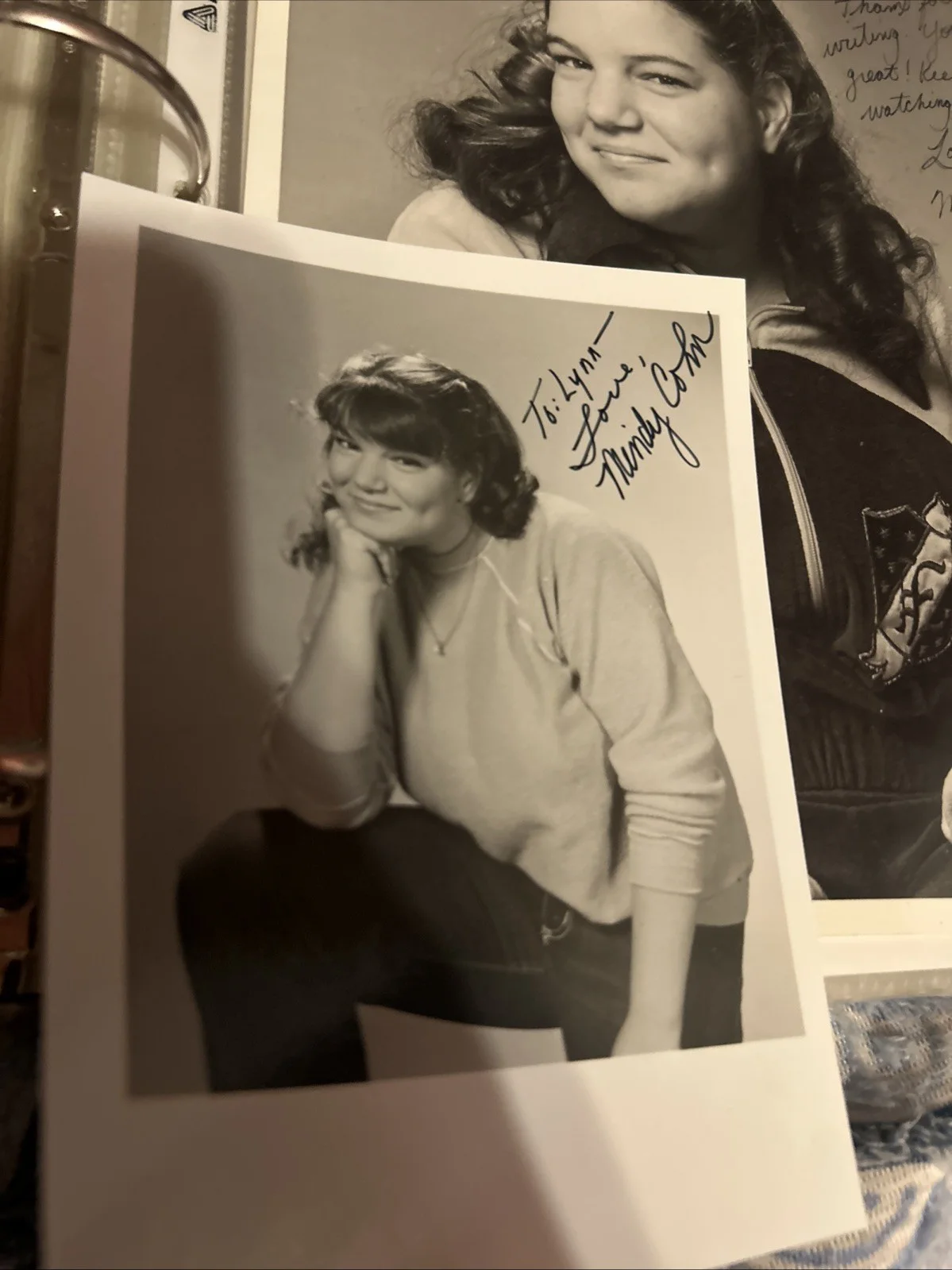 Mindy Cohn — Mindy Cohn Autographed 8 X 10 And 5 X 7 Black And White Photos, image 3