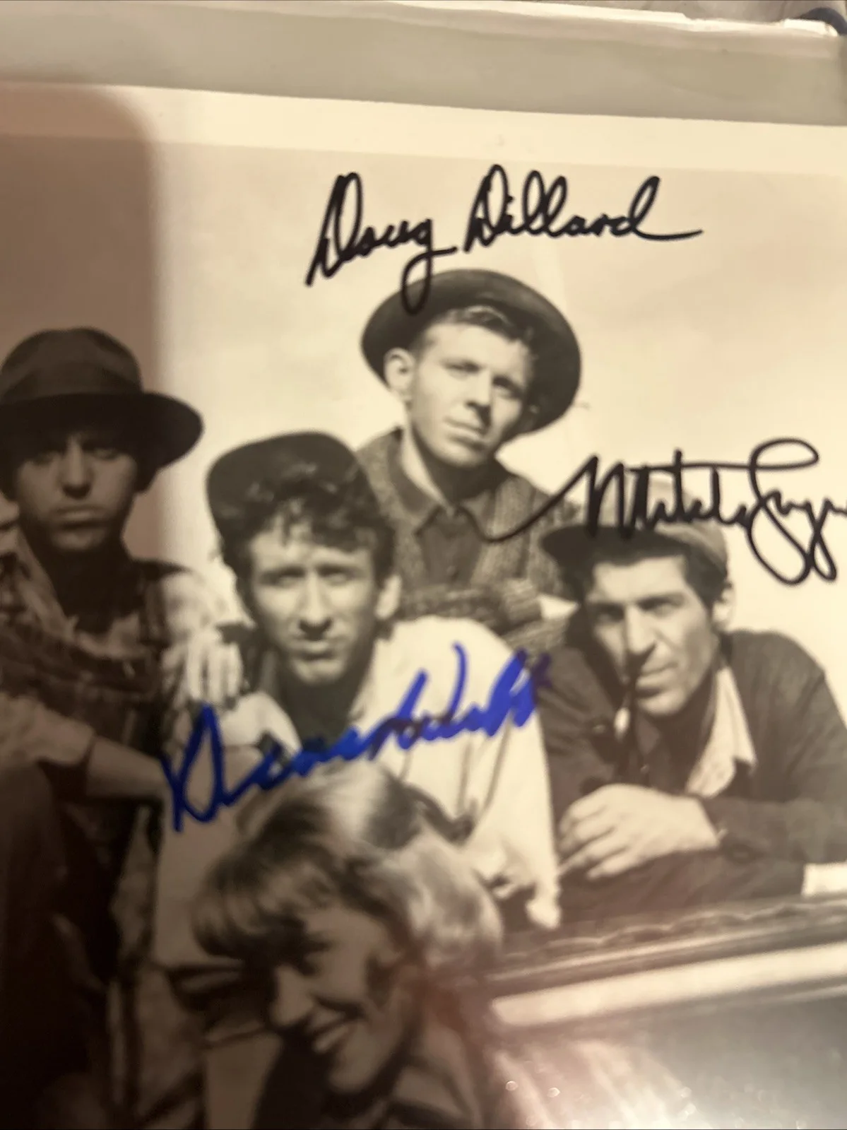 Doug Dillard, Band — The Dillard Band Autographed 8 X 10 Black-And-White Photo Andy Griffith Show, image 5
