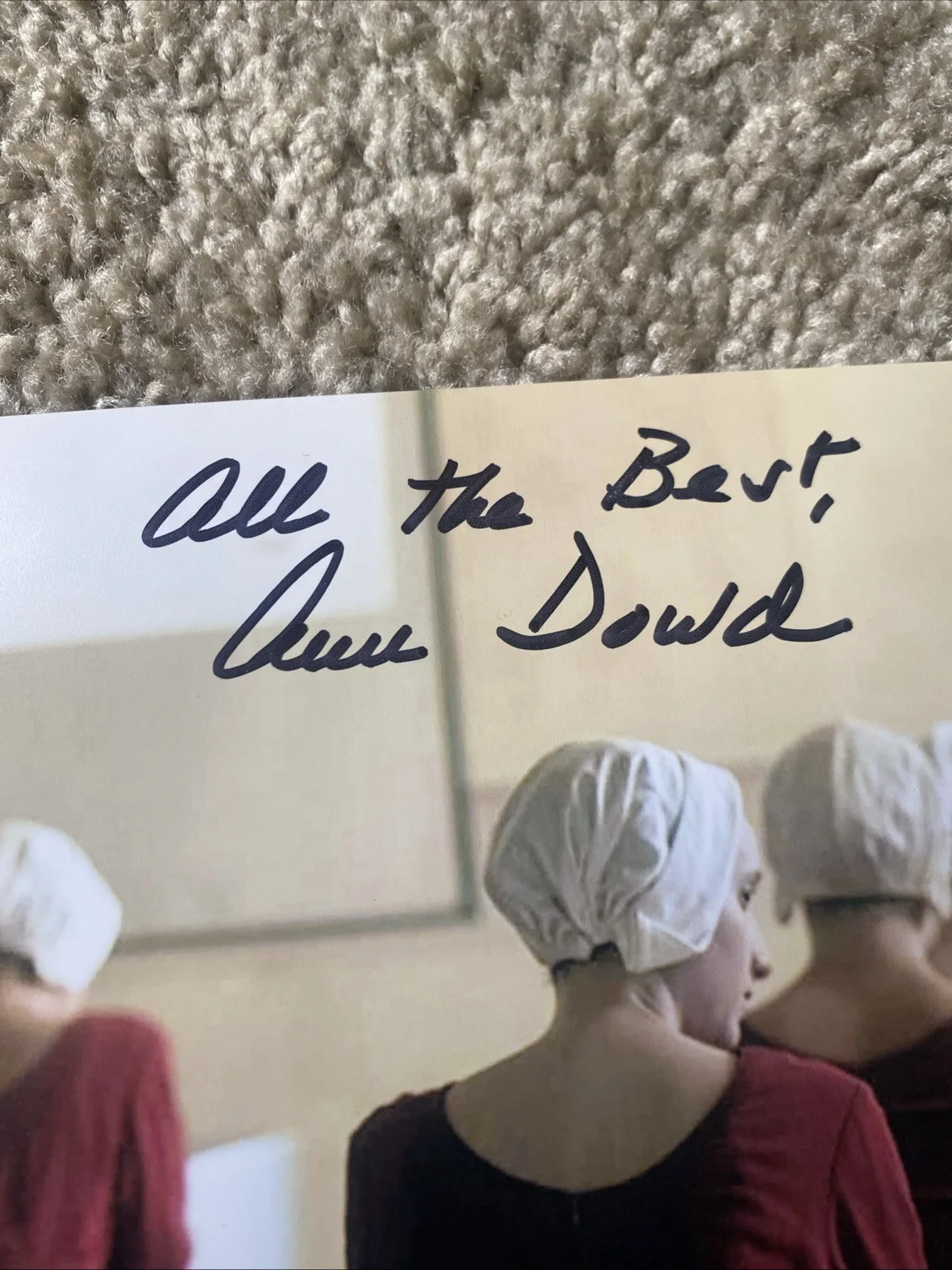 Ann Dowd "Lydia Clements" The Handmaid’s Tale Signed 8x10 Photo Beckett BAS, image 2