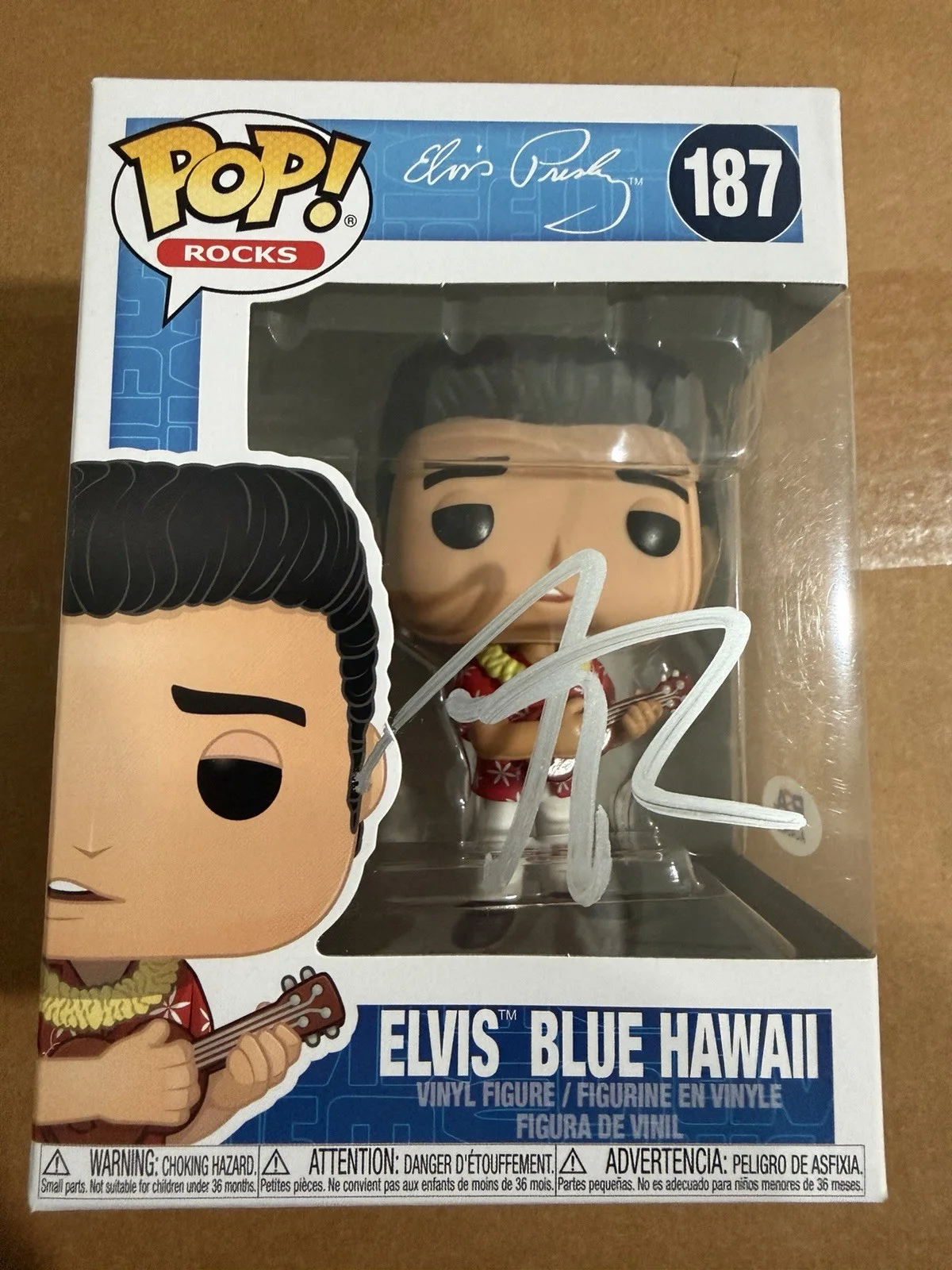 Austin Butler Signed Elvis Blue Hawaii Funko 187 Exact Proof Autograph PSA COA, изображение 4