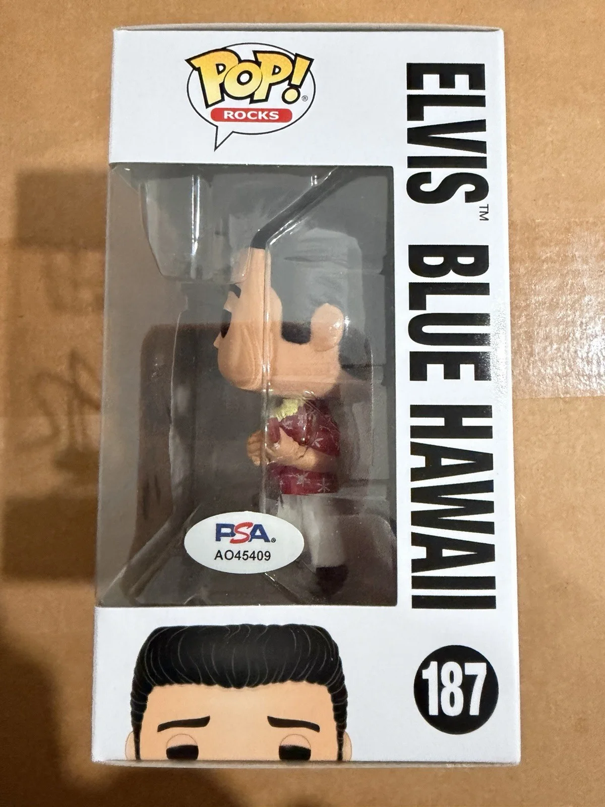 Austin Butler Signed Elvis Blue Hawaii Funko 187 Exact Proof Autograph PSA COA, изображение 5