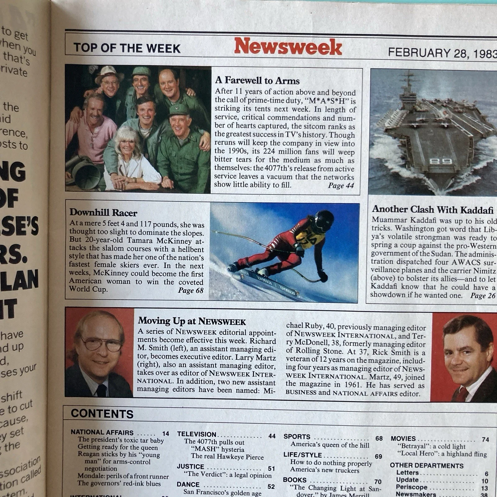 Mike Farrell — Mike Farrell Signed Newsweek Magazine February 28 1983 "M*A*S*H" Finale No Label, изображение 4