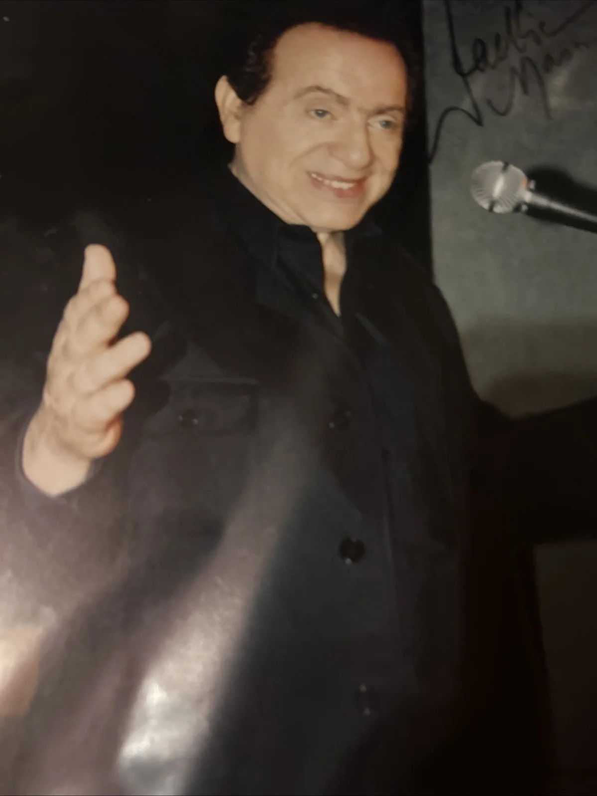 Jackie Mason — Jackie Mason Autograph 8x 10 Color Photo, изображение 2