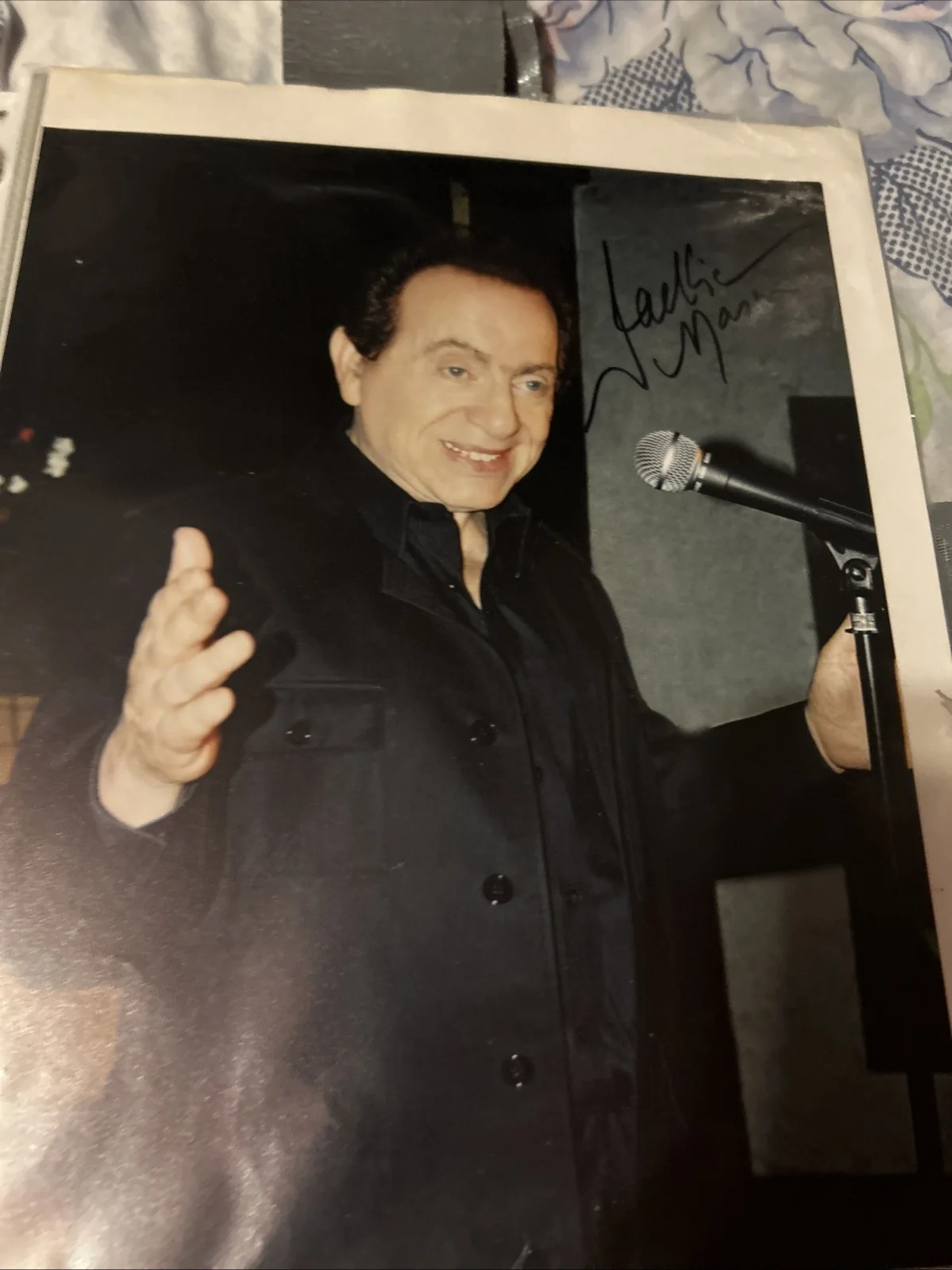 Jackie Mason — Jackie Mason Autograph 8x 10 Color Photo, изображение 4