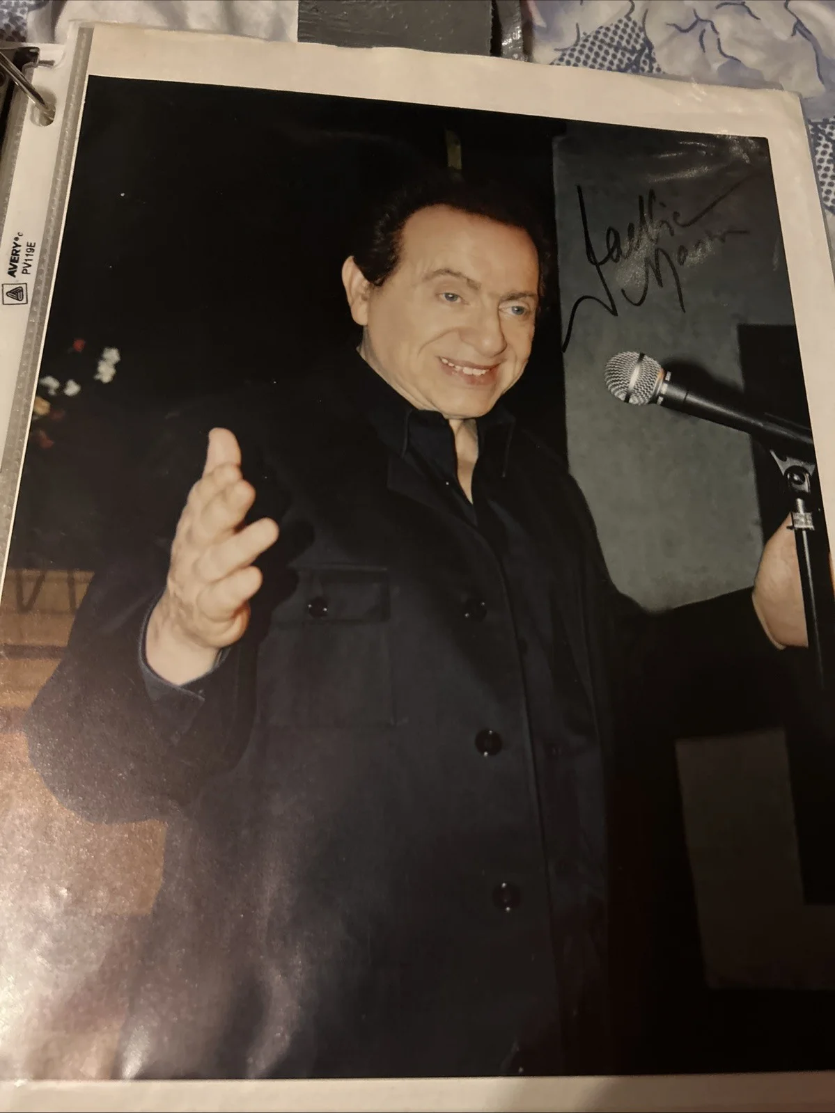 Jackie Mason — Jackie Mason Autograph 8x 10 Color Photo, изображение 5