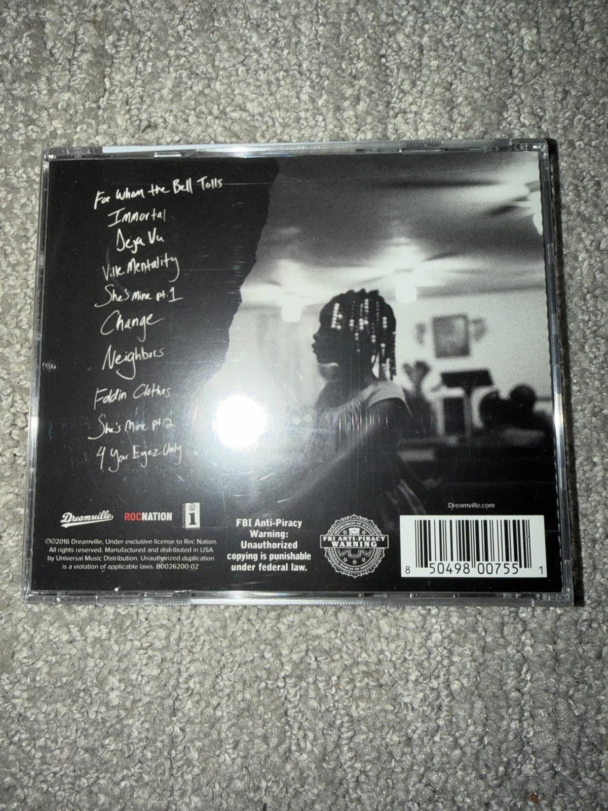 J. Cole Signed Album KOD, Vinyl Rare 4 Your Eyez Only Cassette, and CD. Sealed, изображение 5