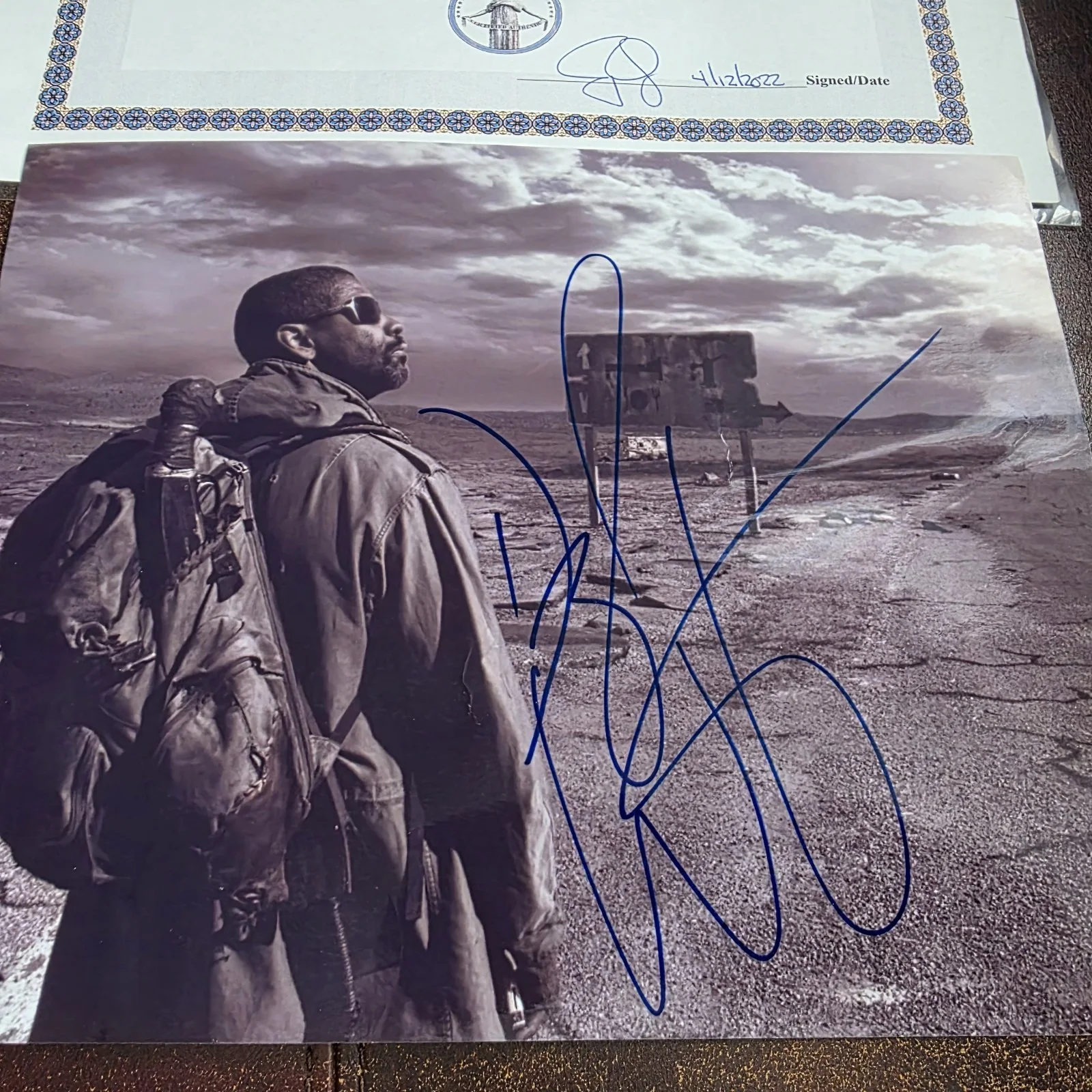 Denzel Washington Hand Signed 8X10 Photo COA, image 2