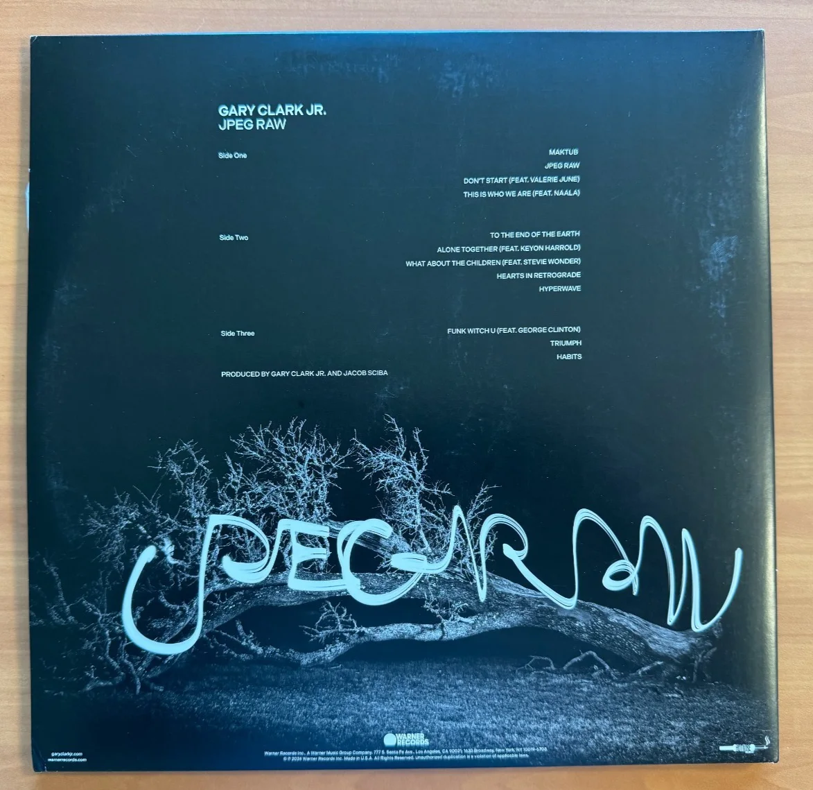 Gary Clark Jr. Signed Autographed JPEG RAW Vinyl Record LP PSA/DNA COA, image 4