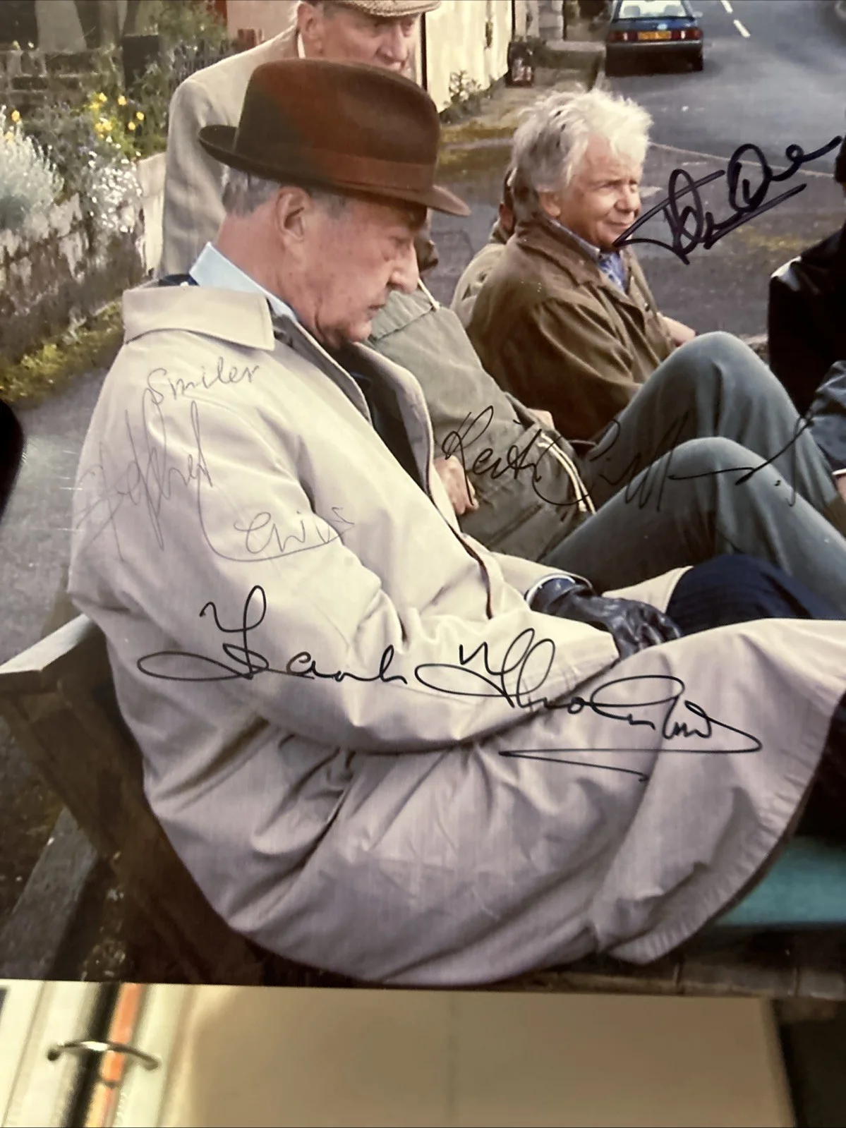 Bill Owen Frank Thornton — Last Of The Summer Wine Cast Signed Photo Original Authentic, изображение 2