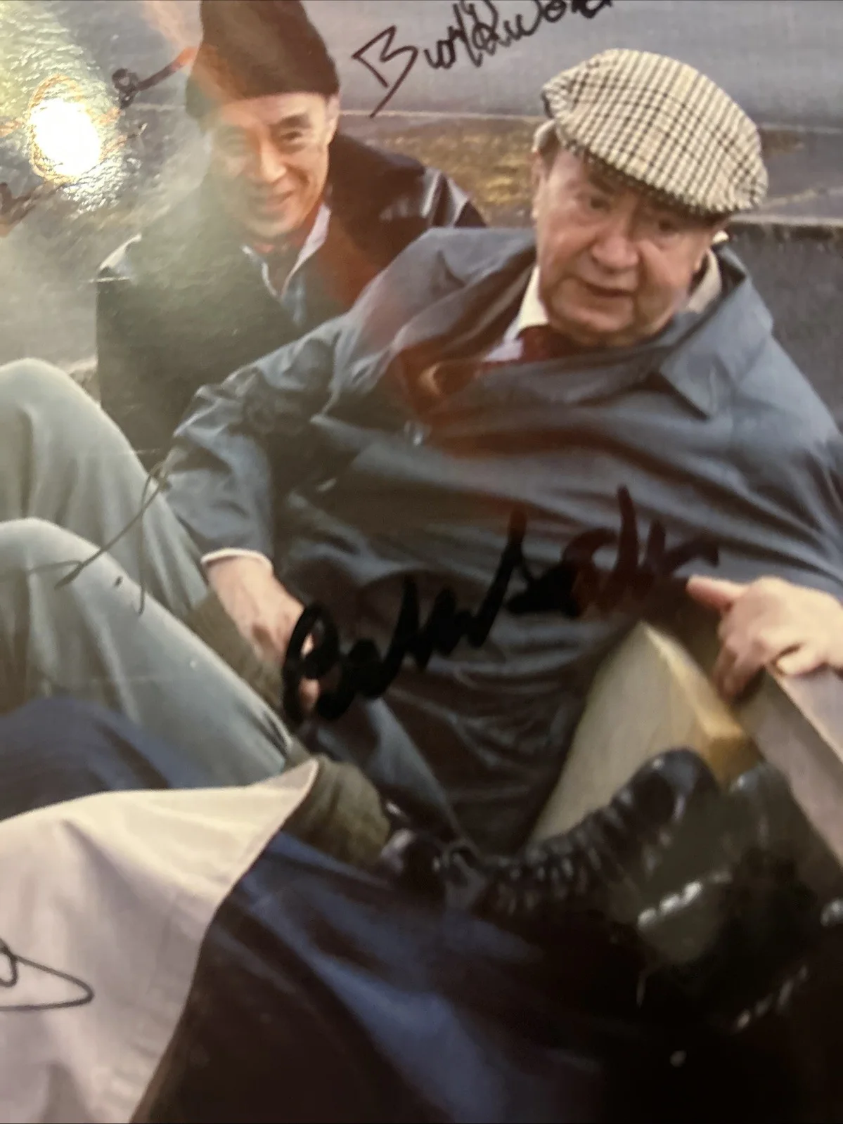 Bill Owen Frank Thornton — Last Of The Summer Wine Cast Signed Photo Original Authentic, изображение 5