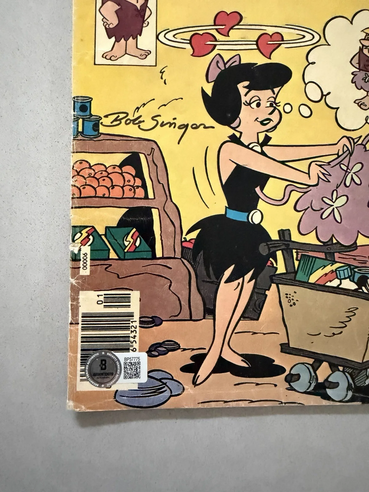 Bob Singer — Bob Singer autographed signed Flintstones Comic Book 8x10 photo Beckett BAS coa, изображение 2